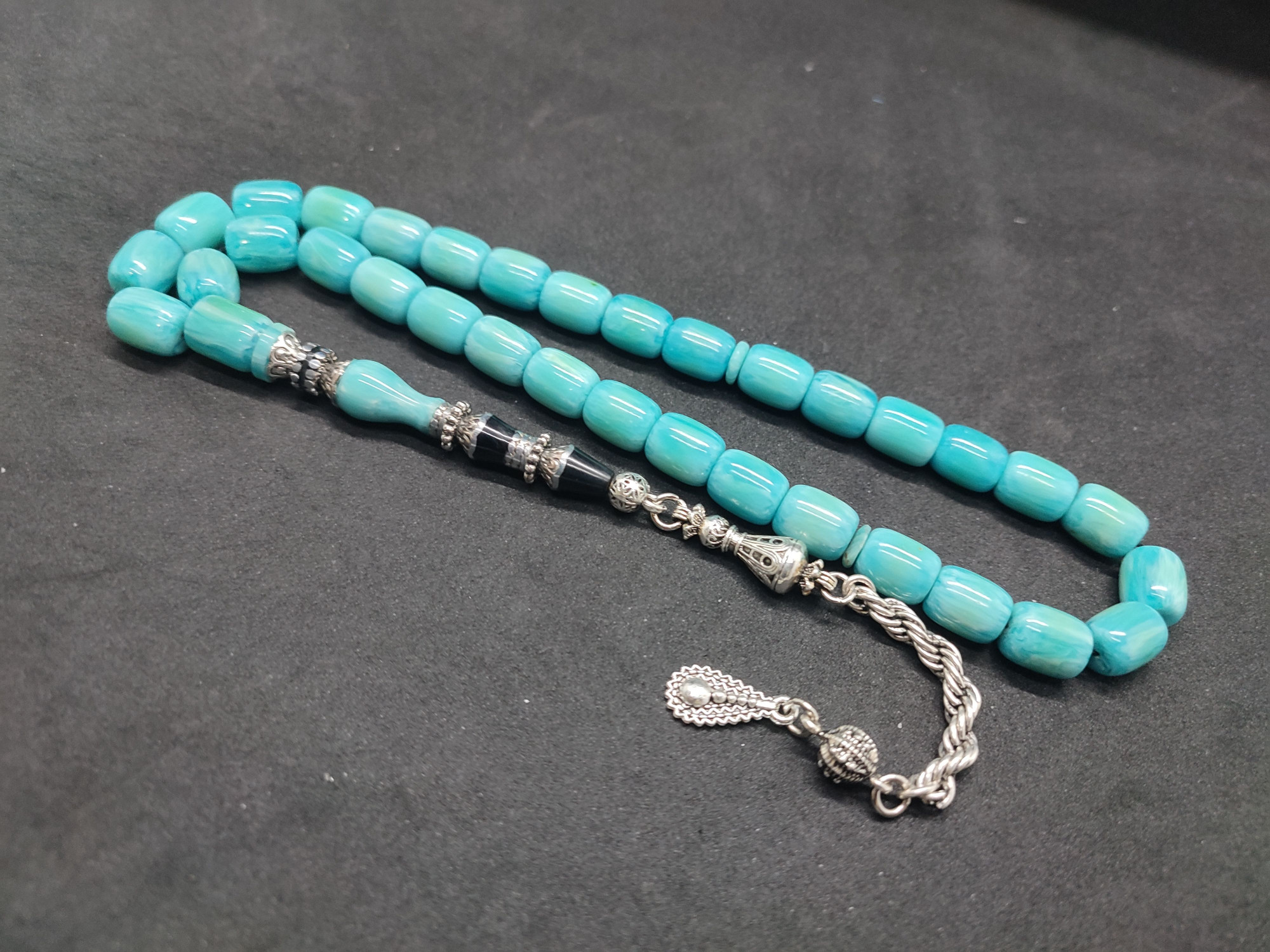 475 Ayar Gümüş Püskül 475 Ayar Gümüş Nakkaş Finlandiya Lapland Katalin Sertifikalı 9499 küçük resim 3