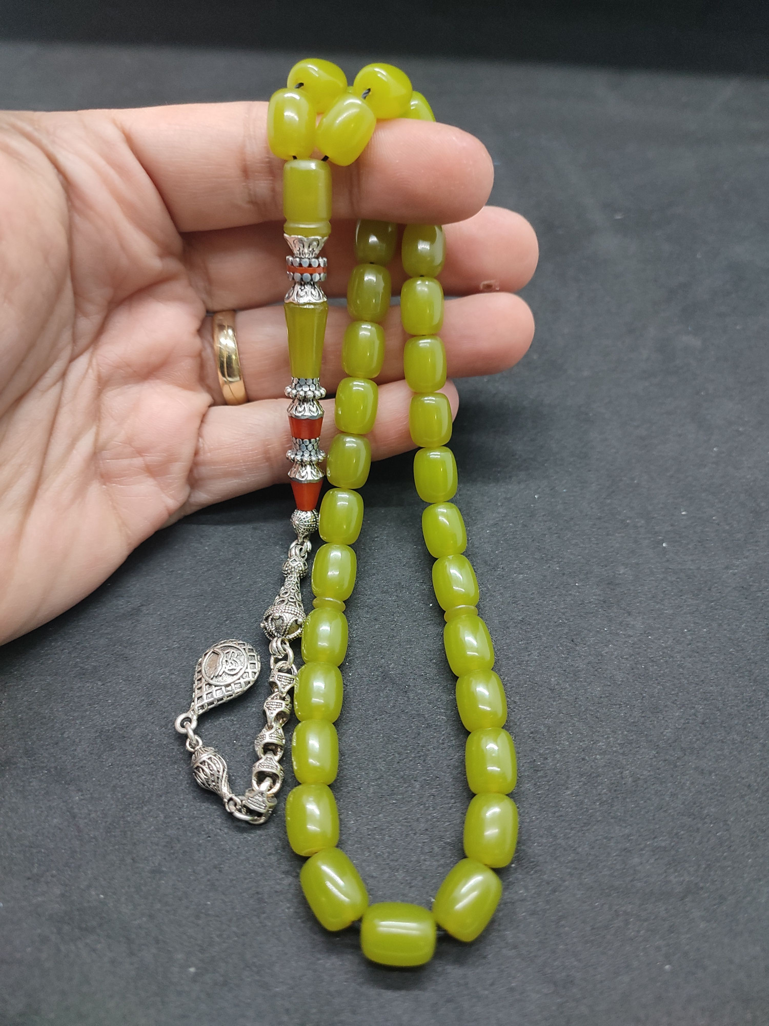 475 Ayar Gümüş Püskül 475 Ayar Gümüş Nakkaş Finlandiya Lapland Katalin Sertifikalı 9500 küçük resim 3