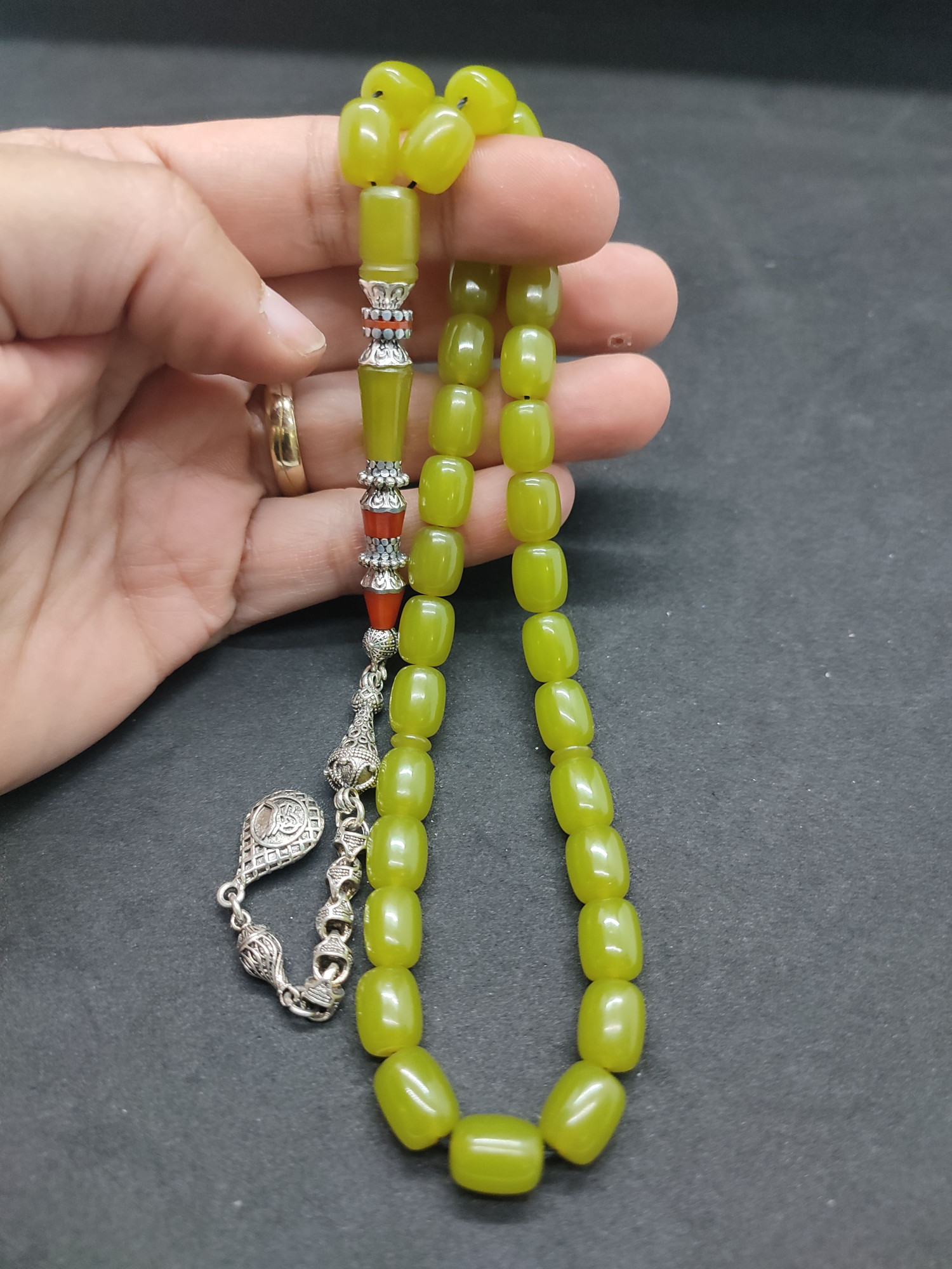 475 Ayar Gümüş Püskül 475 Ayar Gümüş Nakkaş Finlandiya Lapland Katalin Sertifikalı 9500 küçük resim 5