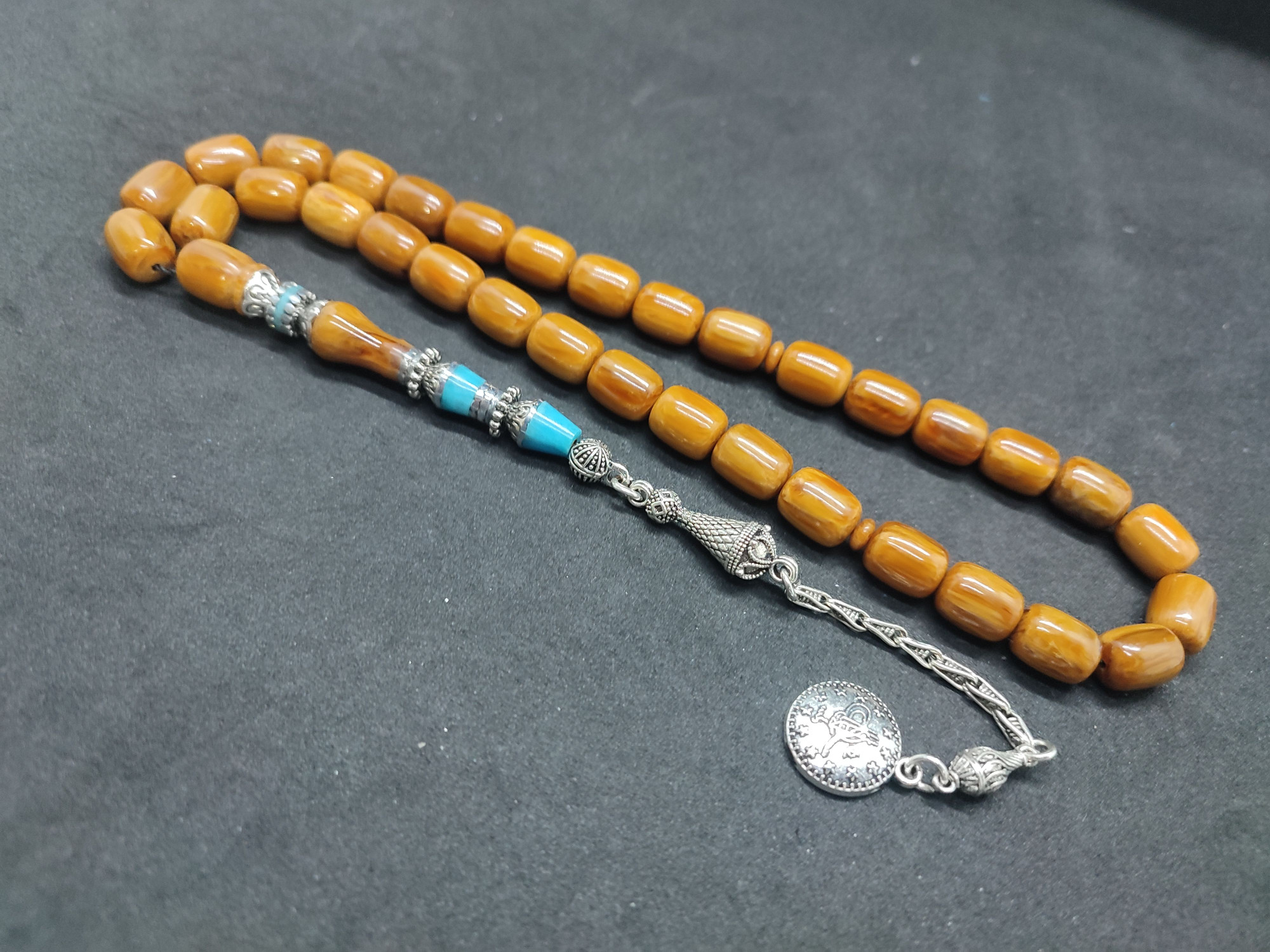 475 Ayar Gümüş Püskül 475 Ayar Gümüş Nakkaş Finlandiya Lapland Katalin Sertifikalı 9502 küçük resim 3