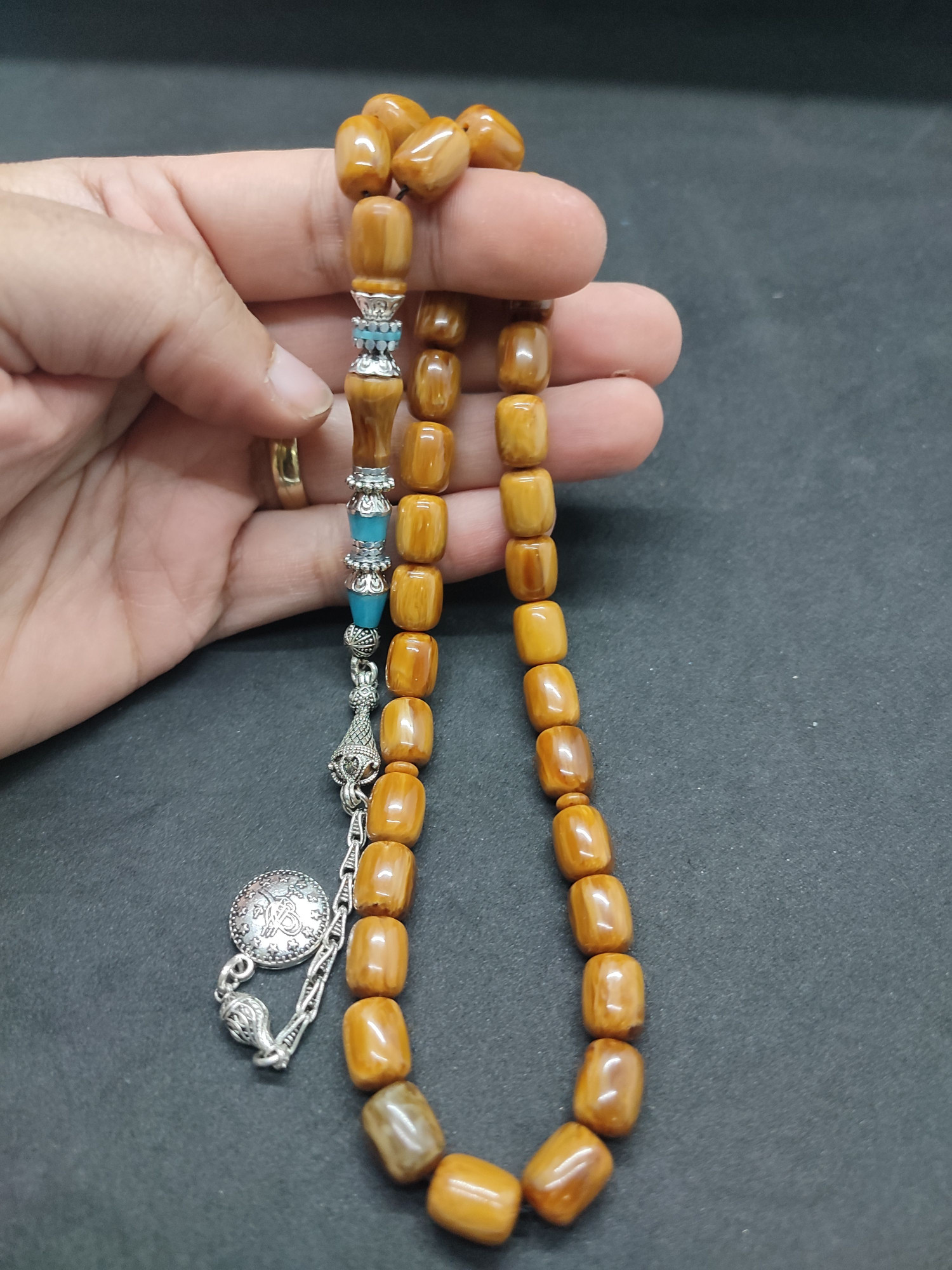 475 Ayar Gümüş Püskül 475 Ayar Gümüş Nakkaş Finlandiya Lapland Katalin Sertifikalı 9502 küçük resim 5