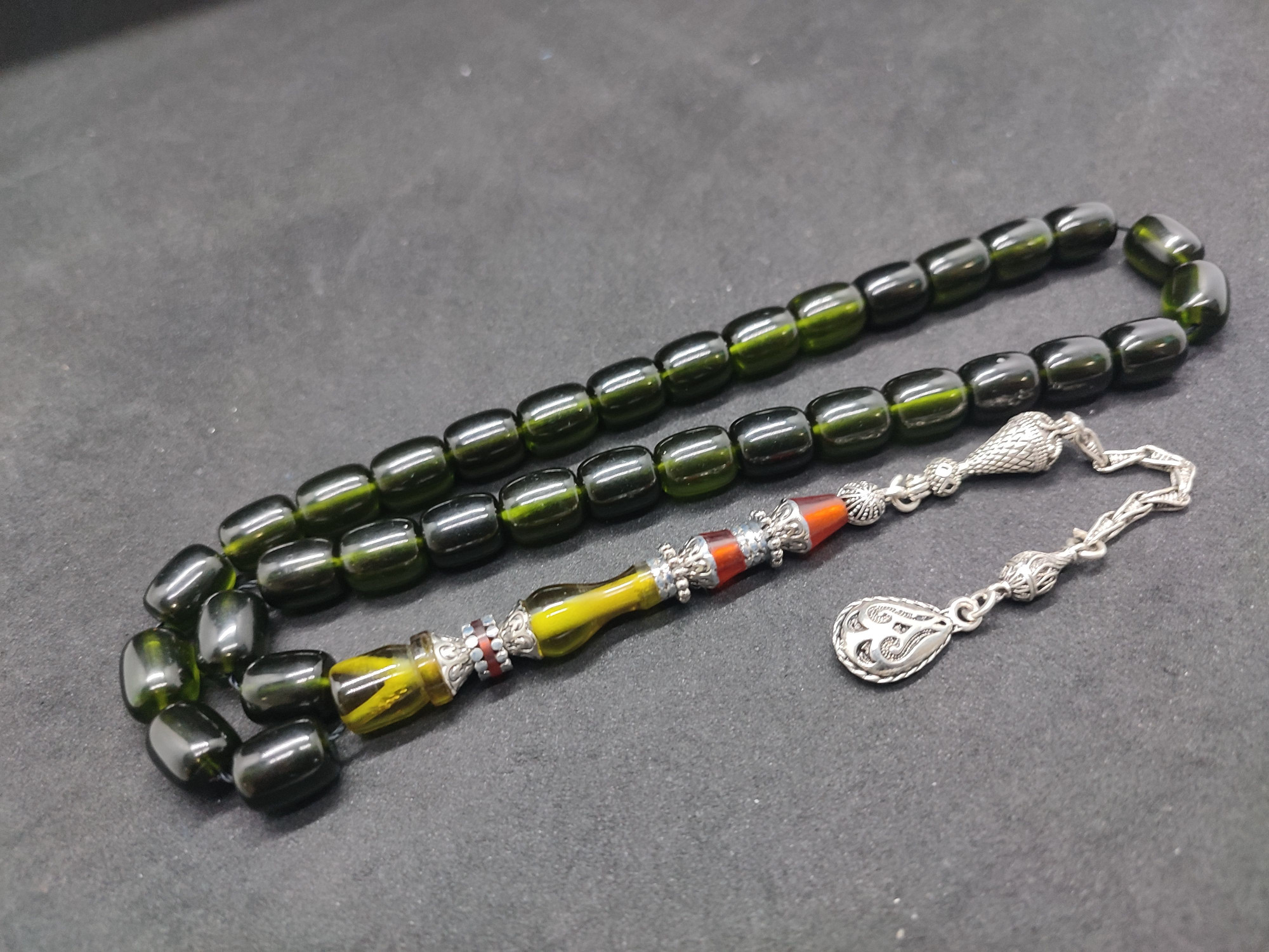 475 Ayar Gümüş Püskül 475 Ayar Gümüş Nakkaş Finlandiya Lapland Katalin Sertifikalı 9503 küçük resim 2