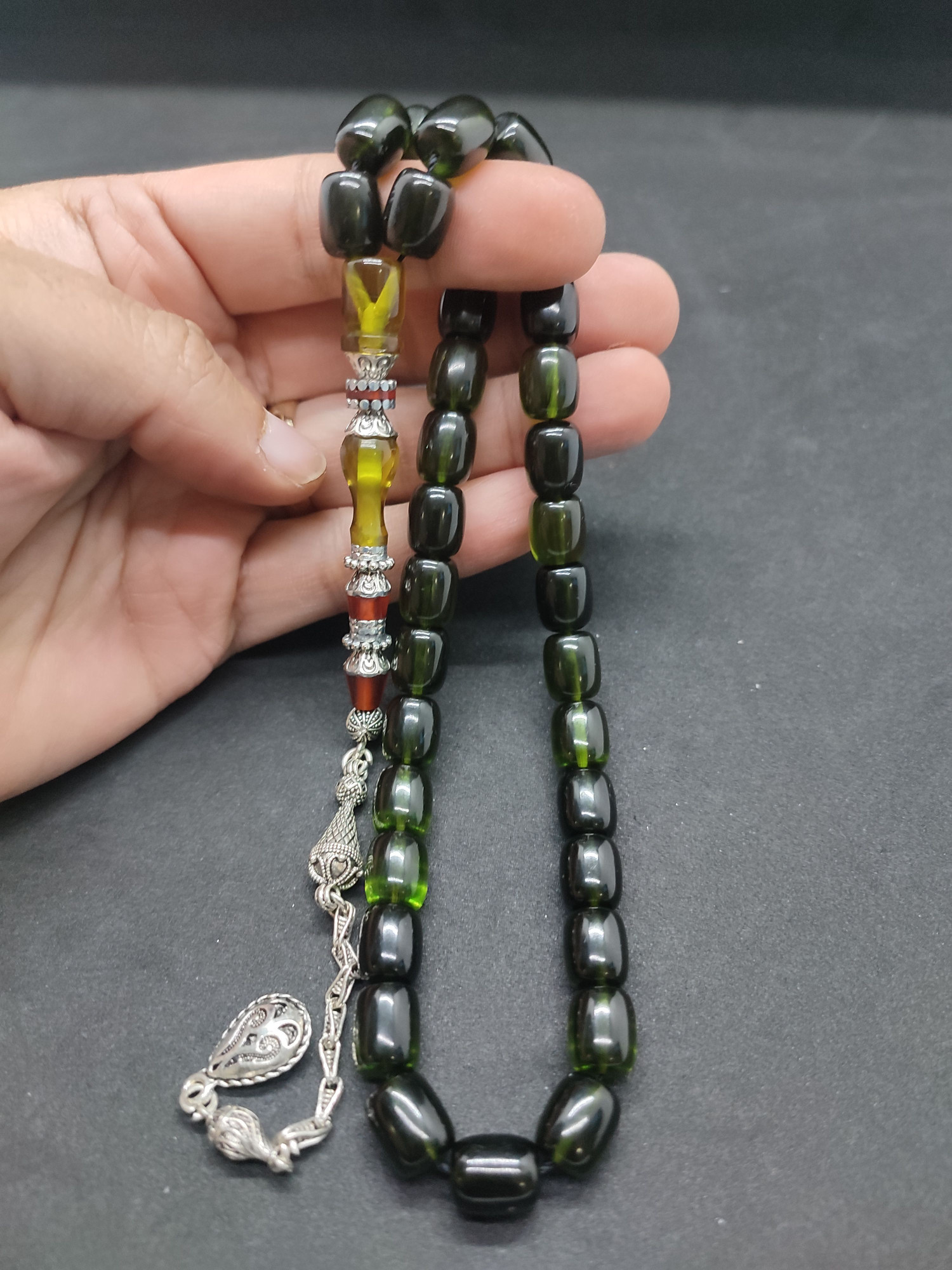 475 Ayar Gümüş Püskül 475 Ayar Gümüş Nakkaş Finlandiya Lapland Katalin Sertifikalı 9503 küçük resim 5