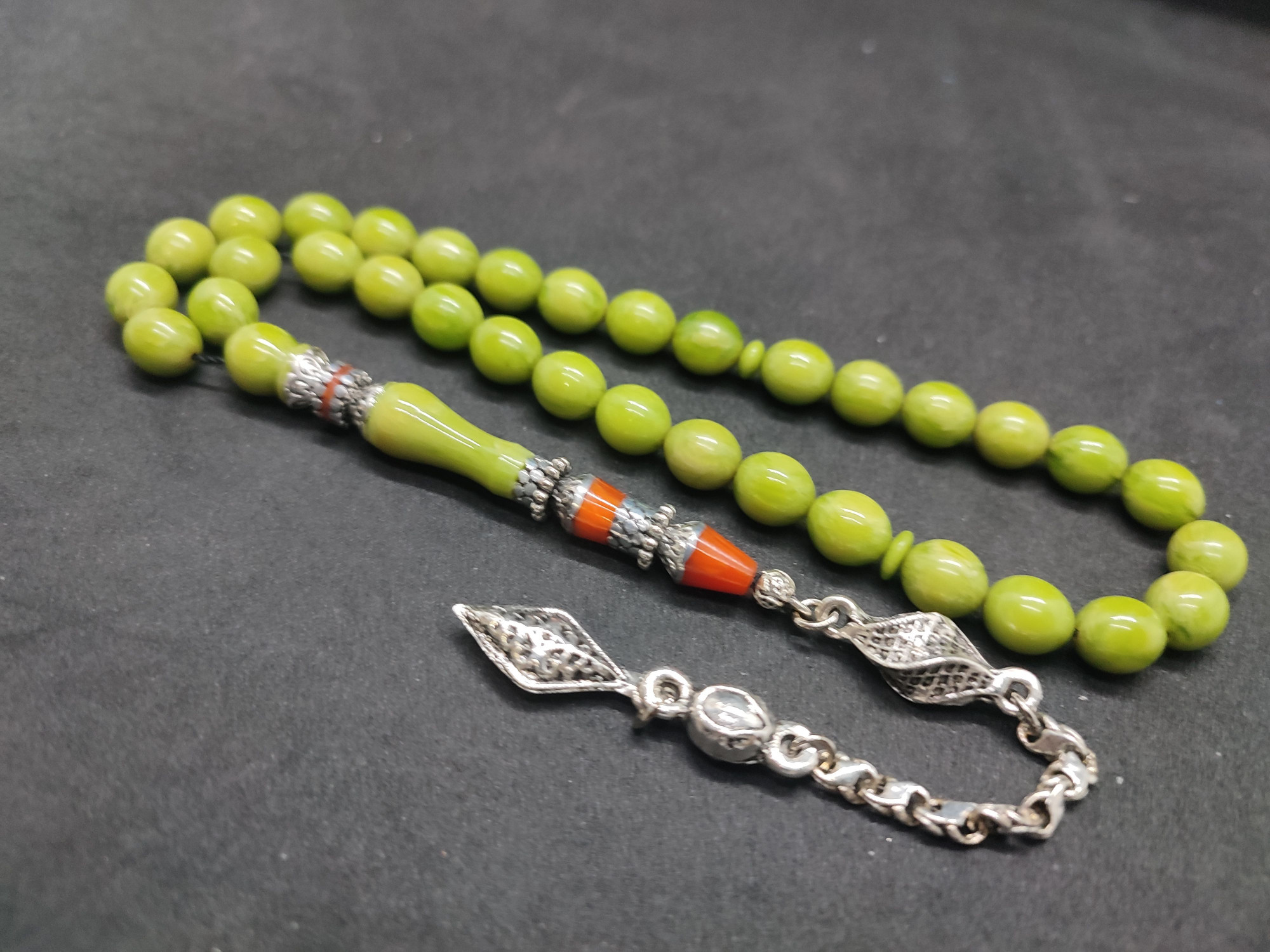 475 Ayar Gümüş Püskül 475 Ayar Gümüş Nakkaş Finlandiya Lapland Katalin Sertifikalı 9508 küçük resim 3