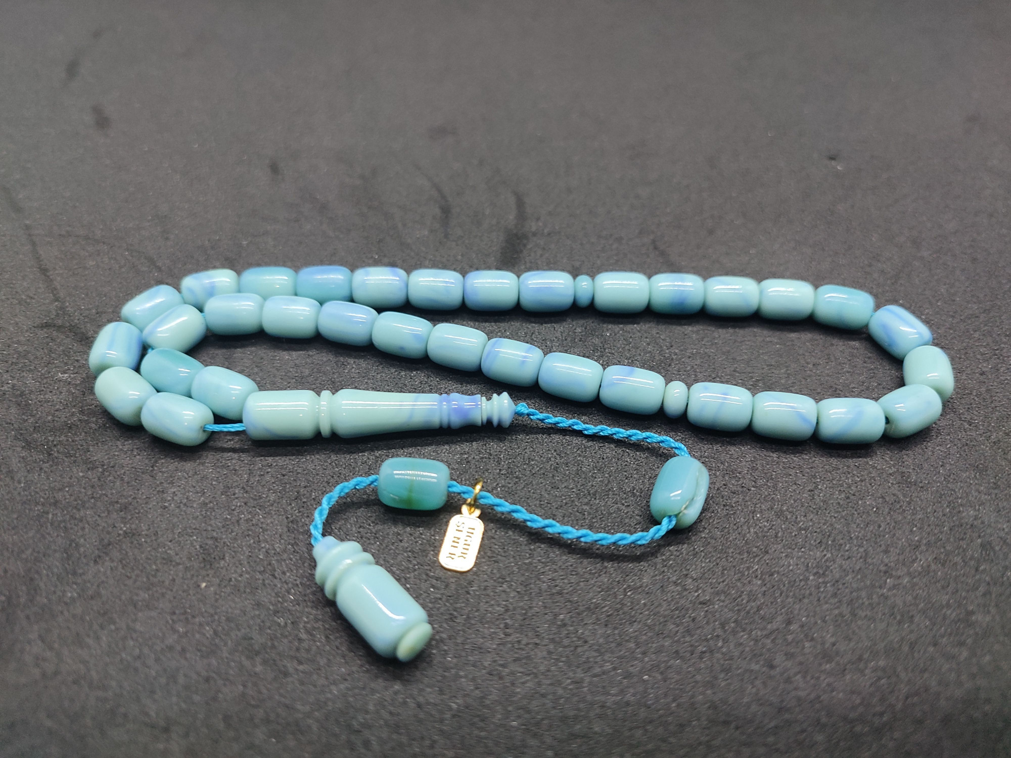 Uğur Şener Usta Eseri El Boy Çift Zımpara Çift Cilalı Sıkma Kehribar Sertifikalı 9521 küçük resim 2