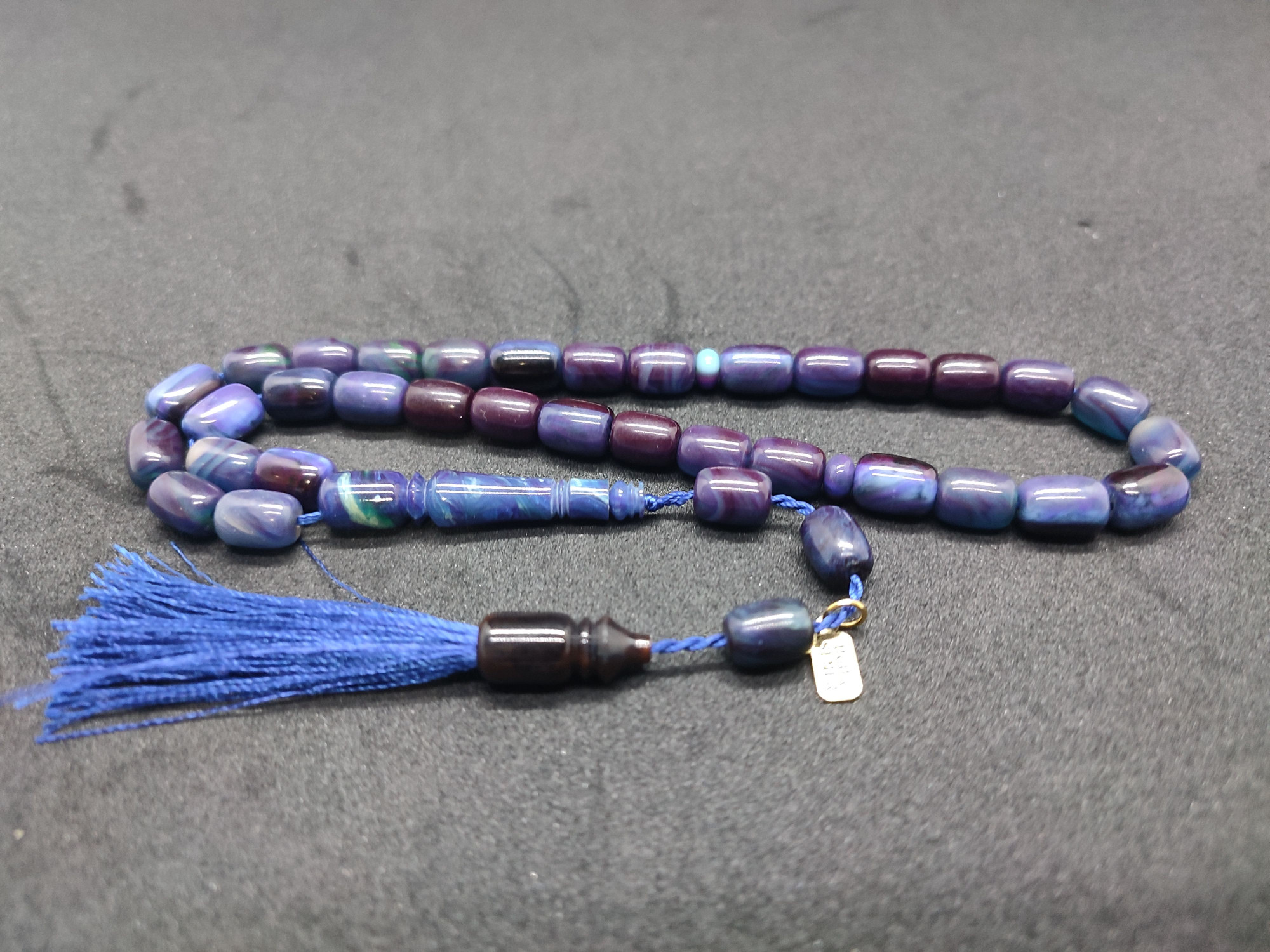 Uğur Şener Usta Eseri El Boy Çift Zımpara Çift Cilalı Sıkma Kehribar Sertifikalı 9524