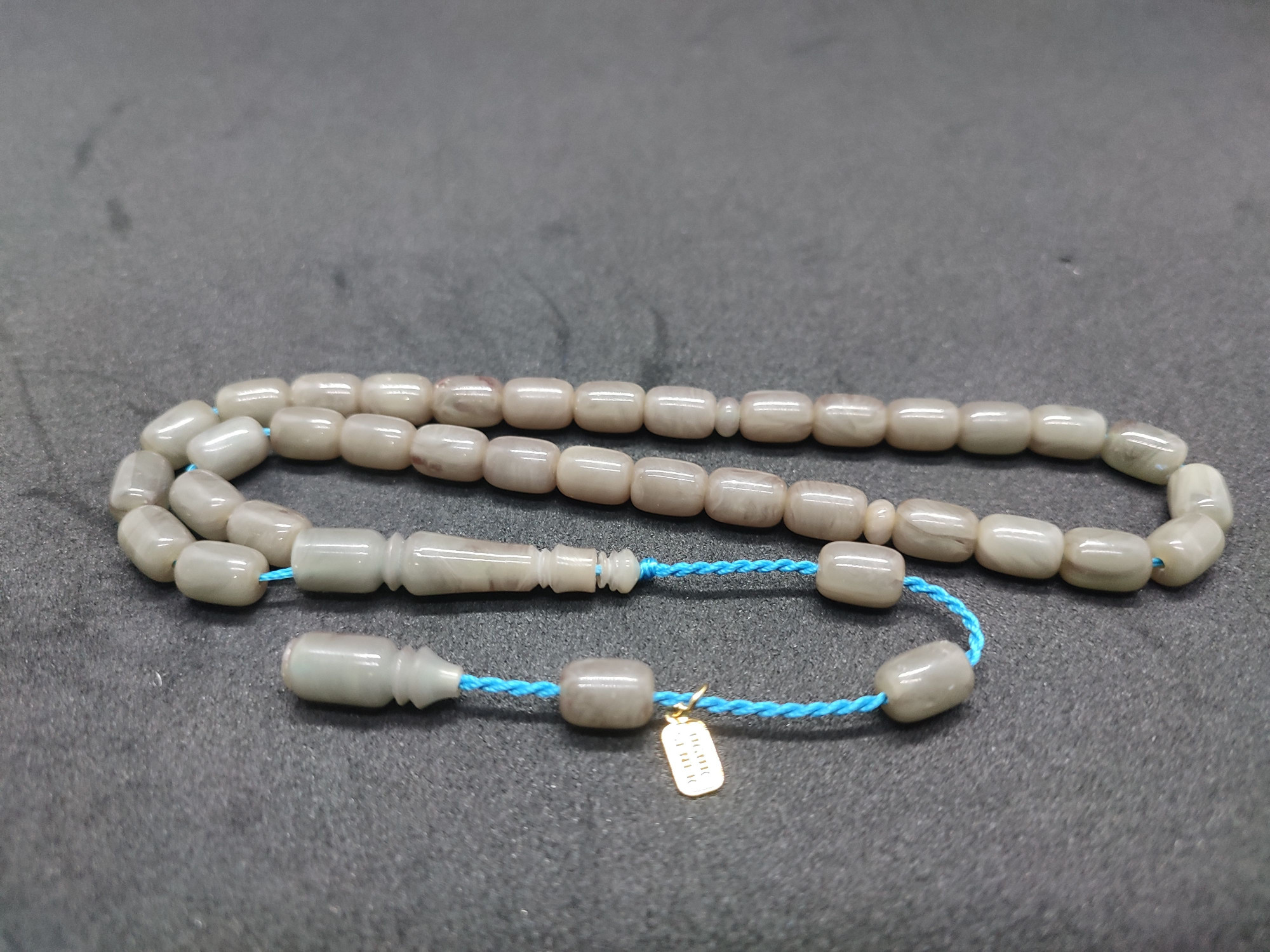 Uğur Şener Usta Eseri El Boy Çift Zımpara Çift Cilalı Sıkma Kehribar Sertifikalı 9525