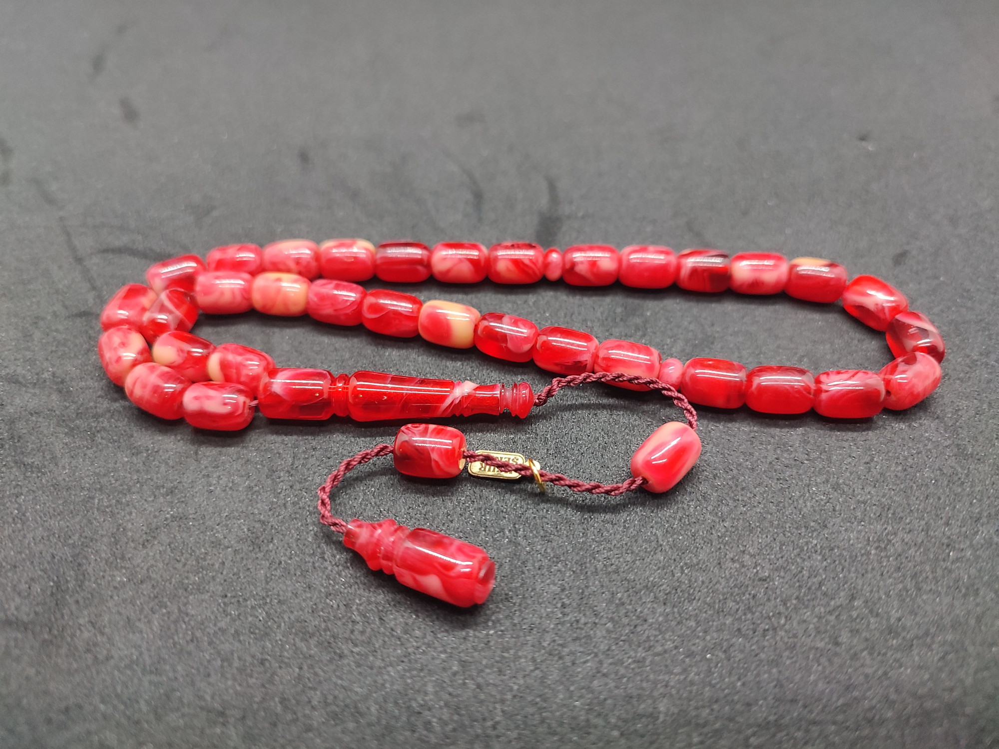 Uğur Şener Usta Eseri El Boy Çift Zımpara Çift Cilalı Sıkma Kehribar Sertifikalı 9528 küçük resim 2