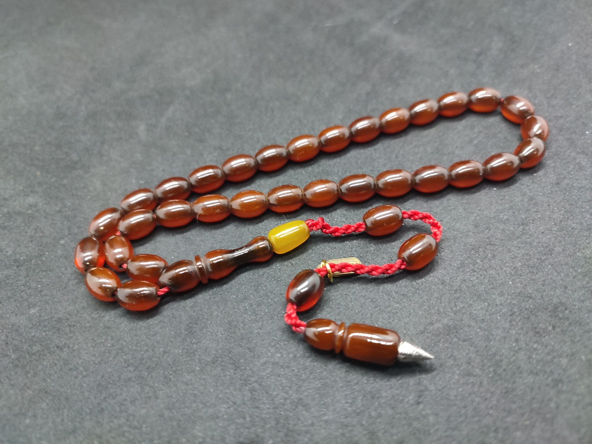 Hayyani Usta Eseri Çift Zımpara Çift Cilalı Sıkma Kehribar Sertifikalı 9539