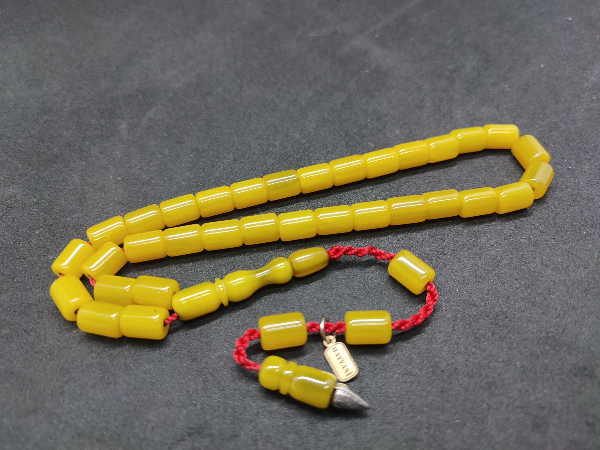 Hayyani Usta Eseri Çift Zımpara Çift Cilalı Sıkma Kehribar Sertifikalı 9540