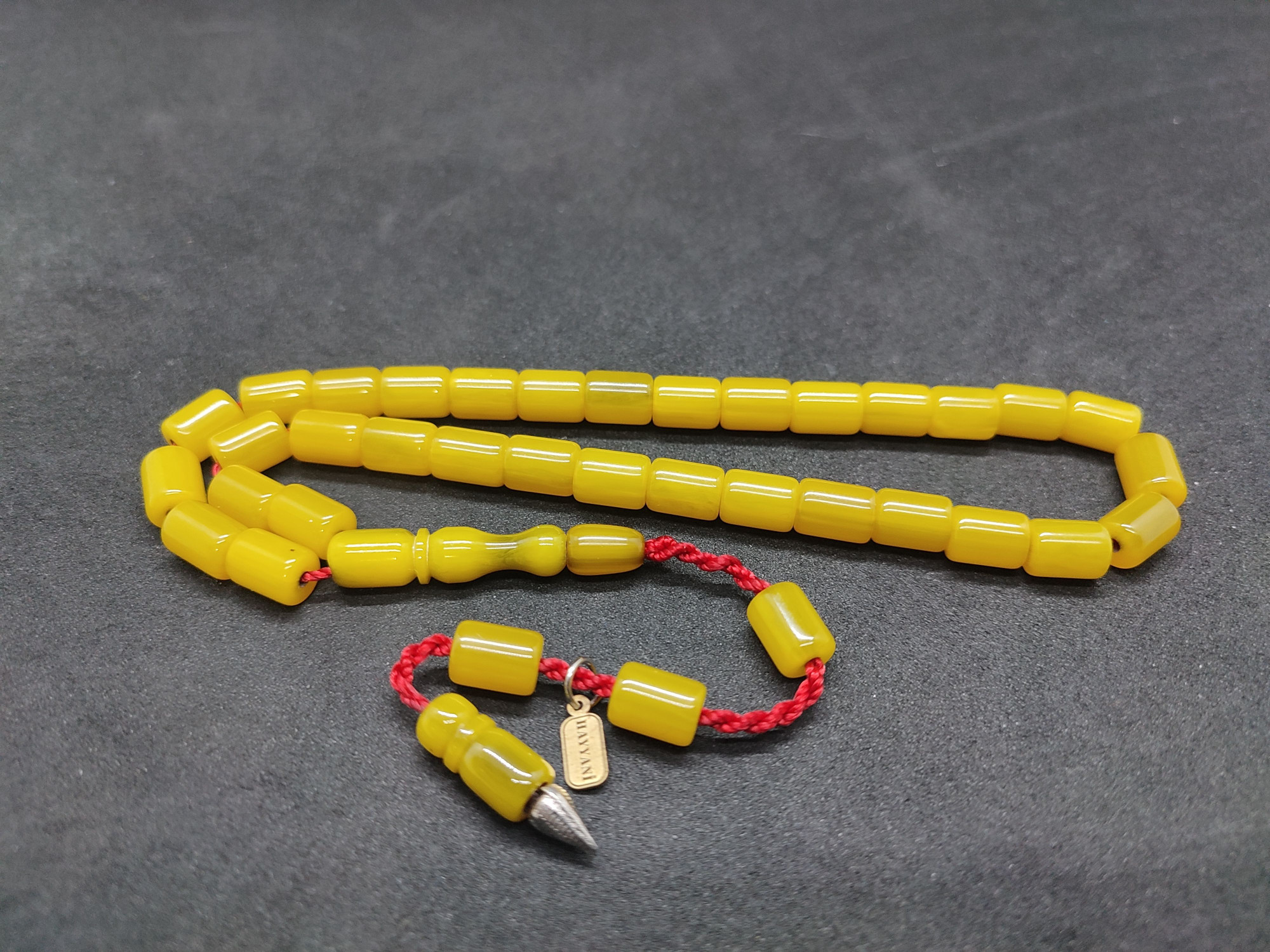 Hayyani Usta Eseri Çift Zımpara Çift Cilalı Sıkma Kehribar Sertifikalı 9540 küçük resim 2