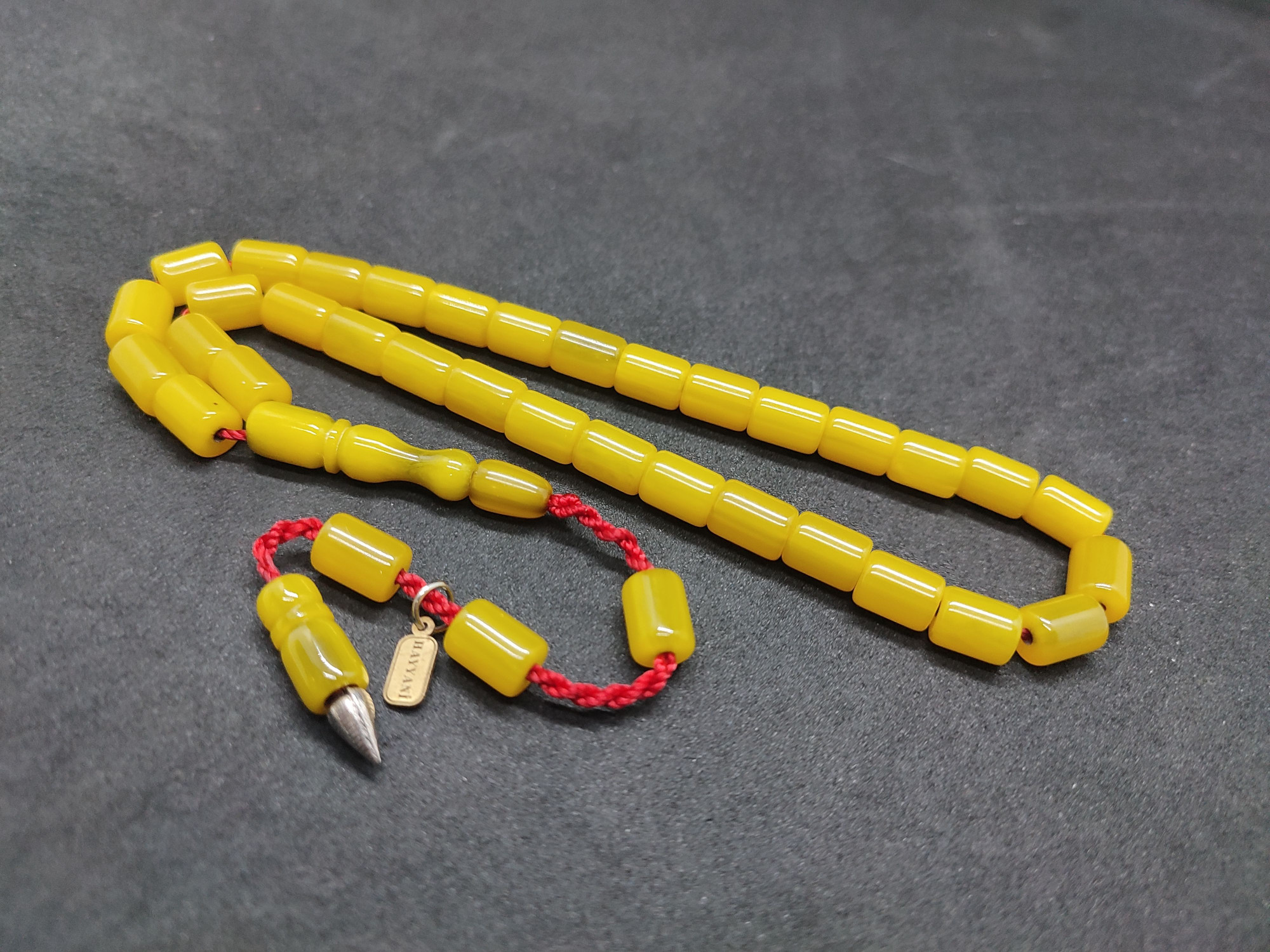 Hayyani Usta Eseri Çift Zımpara Çift Cilalı Sıkma Kehribar Sertifikalı 9540 küçük resim 4