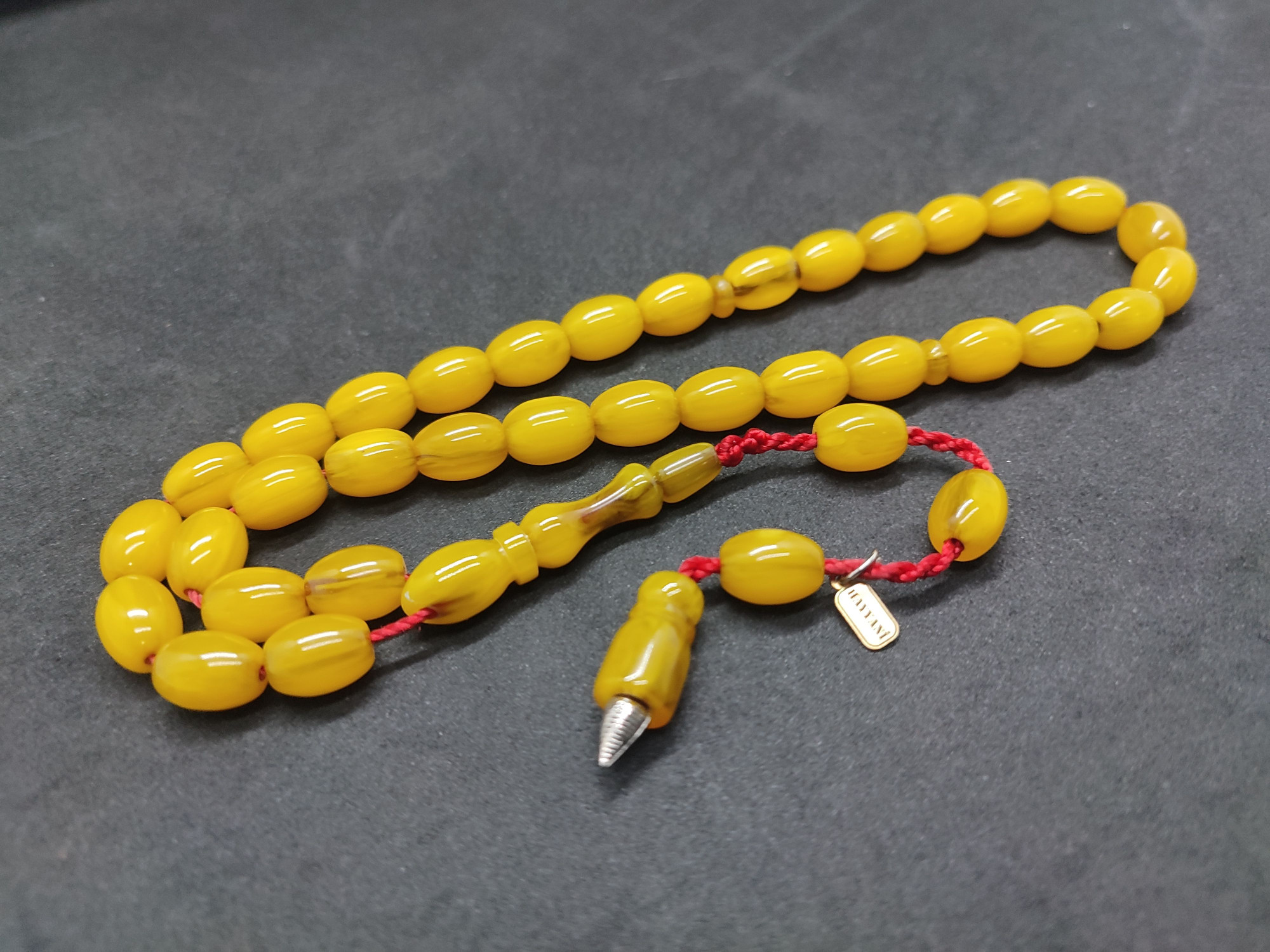 Hayyani Usta Eseri Çift Zımpara Çift Cilalı Sıkma Kehribar Sertifikalı 9545