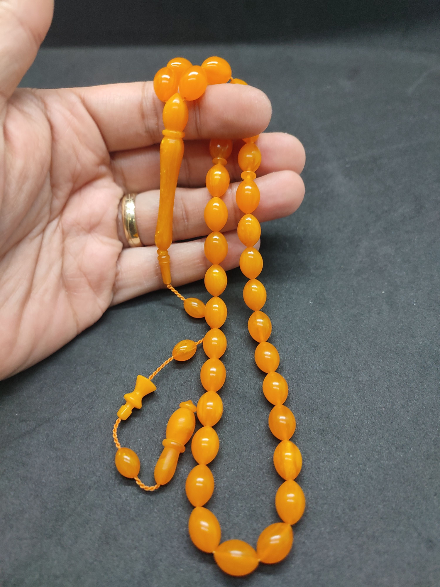 Efsane Usta Muhammed Erden Eseri Sıkma Kehribar Sertifikalı 9547 küçük resim 3