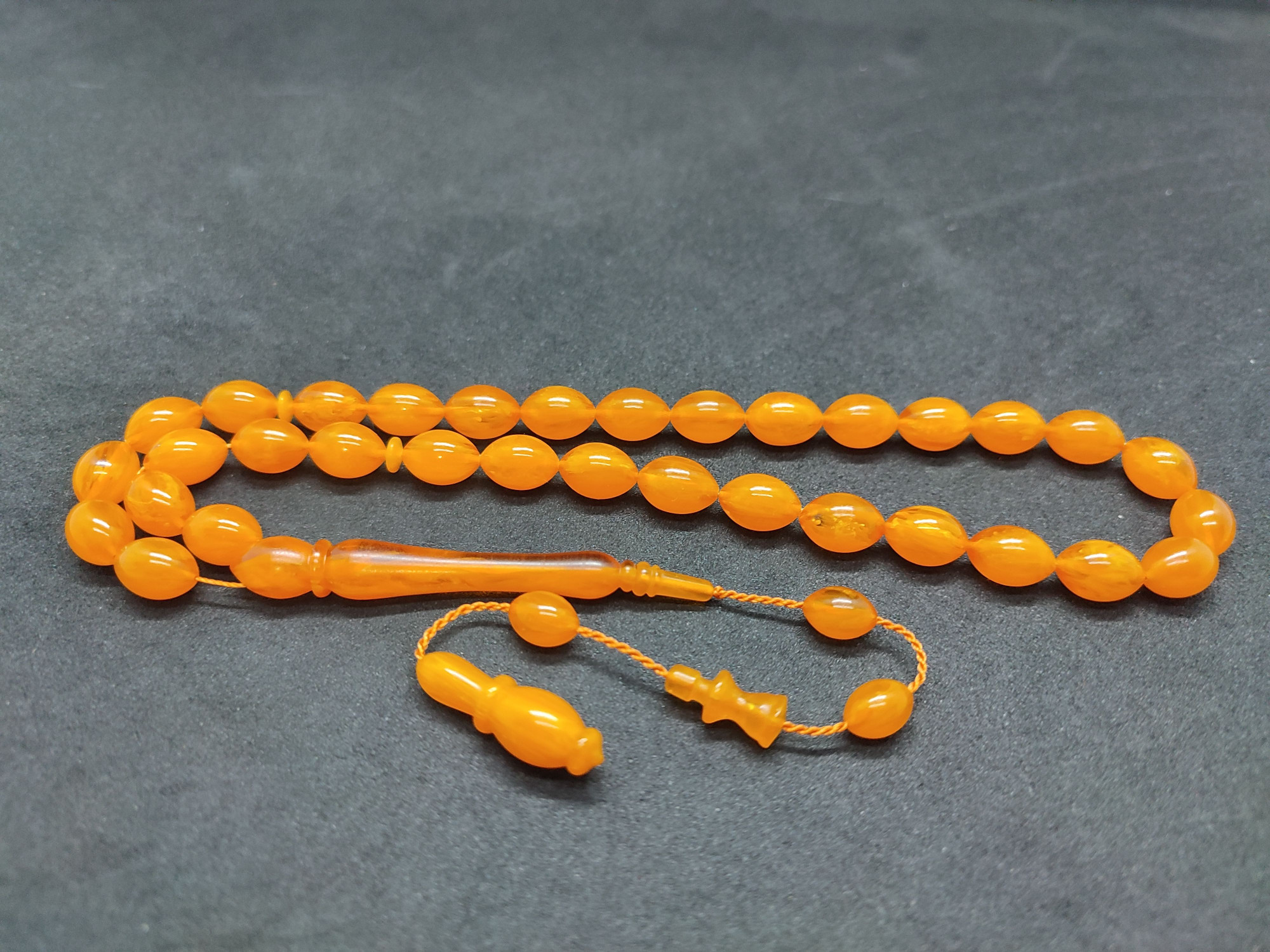 Efsane Usta Muhammed Erden Eseri Sıkma Kehribar Sertifikalı 9548 küçük resim 2