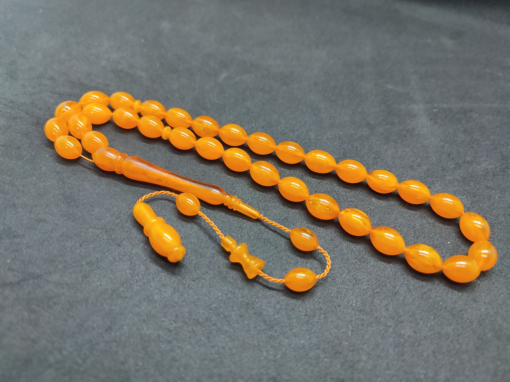 Efsane Usta Muhammed Erden Eseri Sıkma Kehribar Sertifikalı 9548 küçük resim 3