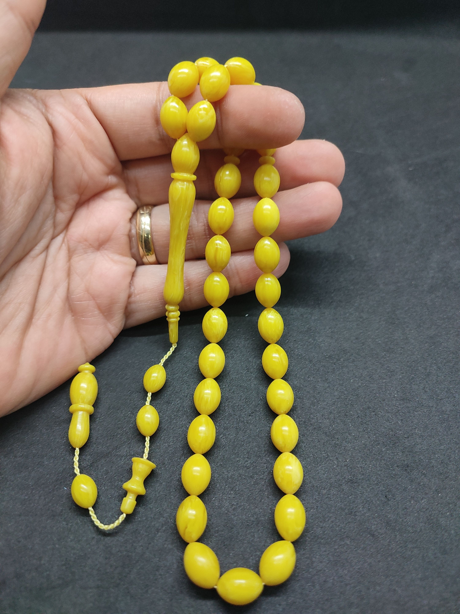 Efsane Usta Muhammed Erden Eseri Sıkma Kehribar Sertifikalı 9550 küçük resim 4