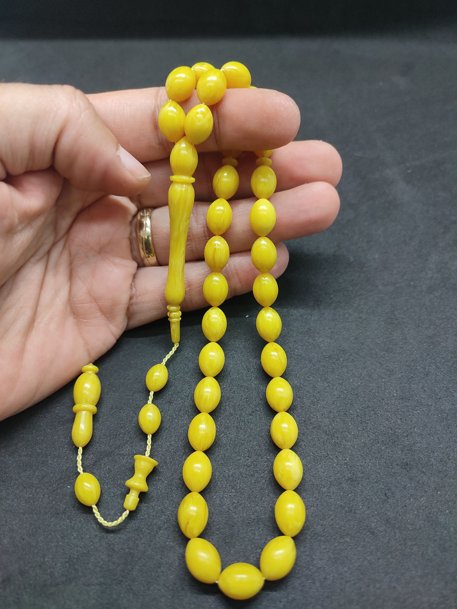 Efsane Usta Muhammed Erden Eseri Sıkma Kehribar Sertifikalı 9550 küçük resim 5