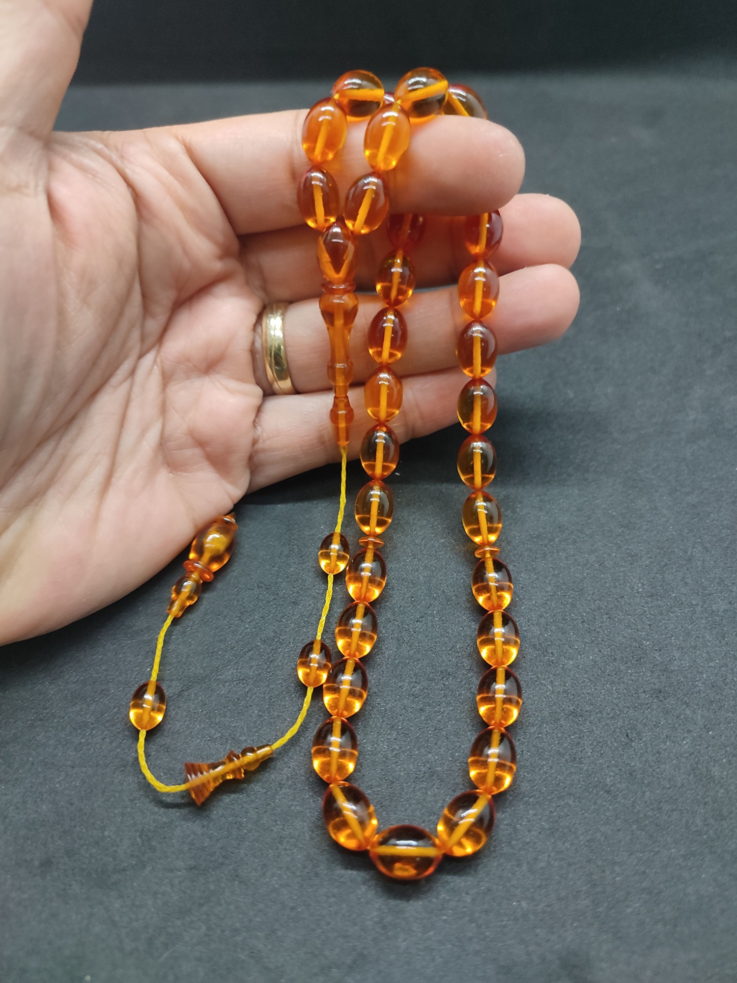 Efsane Usta Muhammed Erden Eseri Alman Zar Kehribar Sertifikalı 9553 küçük resim 4