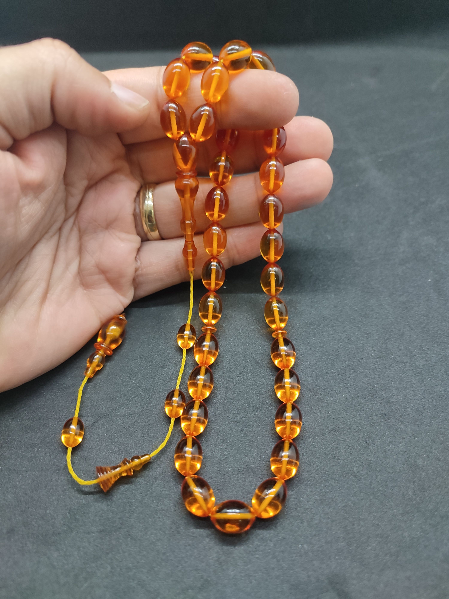 Efsane Usta Muhammed Erden Eseri Alman Zar Kehribar Sertifikalı 9553 küçük resim 5