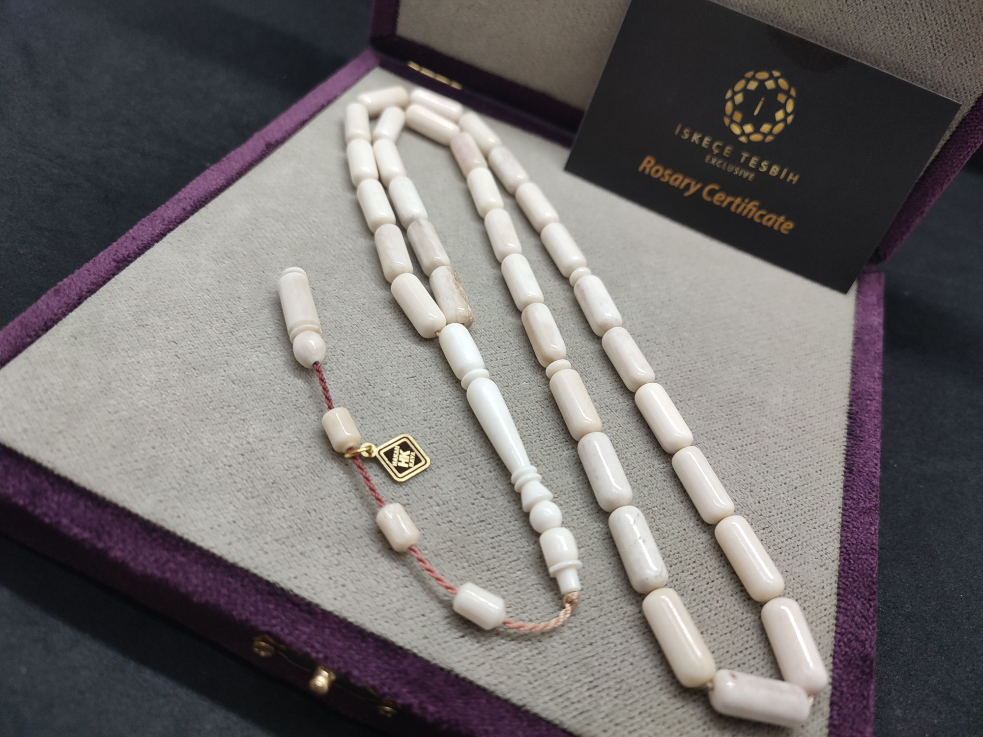 VIP Kurulu Hakan Kaya Usta Eseri 35.69 Gr. Yoğun Özlü Devekuşu Kemiği Sertifikalı 9559 küçük resim 3