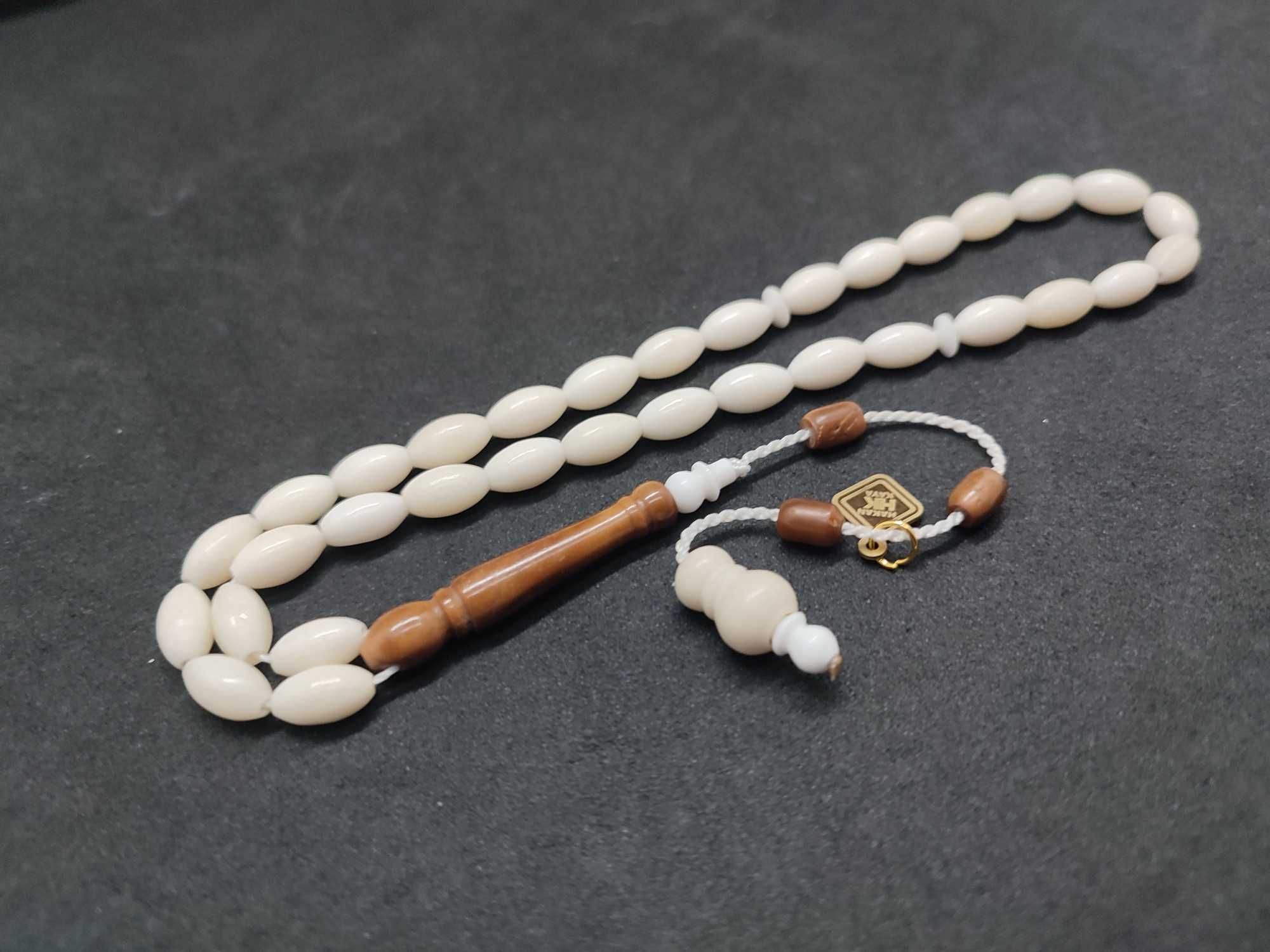 Hakan Kaya Usta Eseri Kuka Kombinli El Boy Deve Kemiği Sertifikalı 9562 küçük resim 2