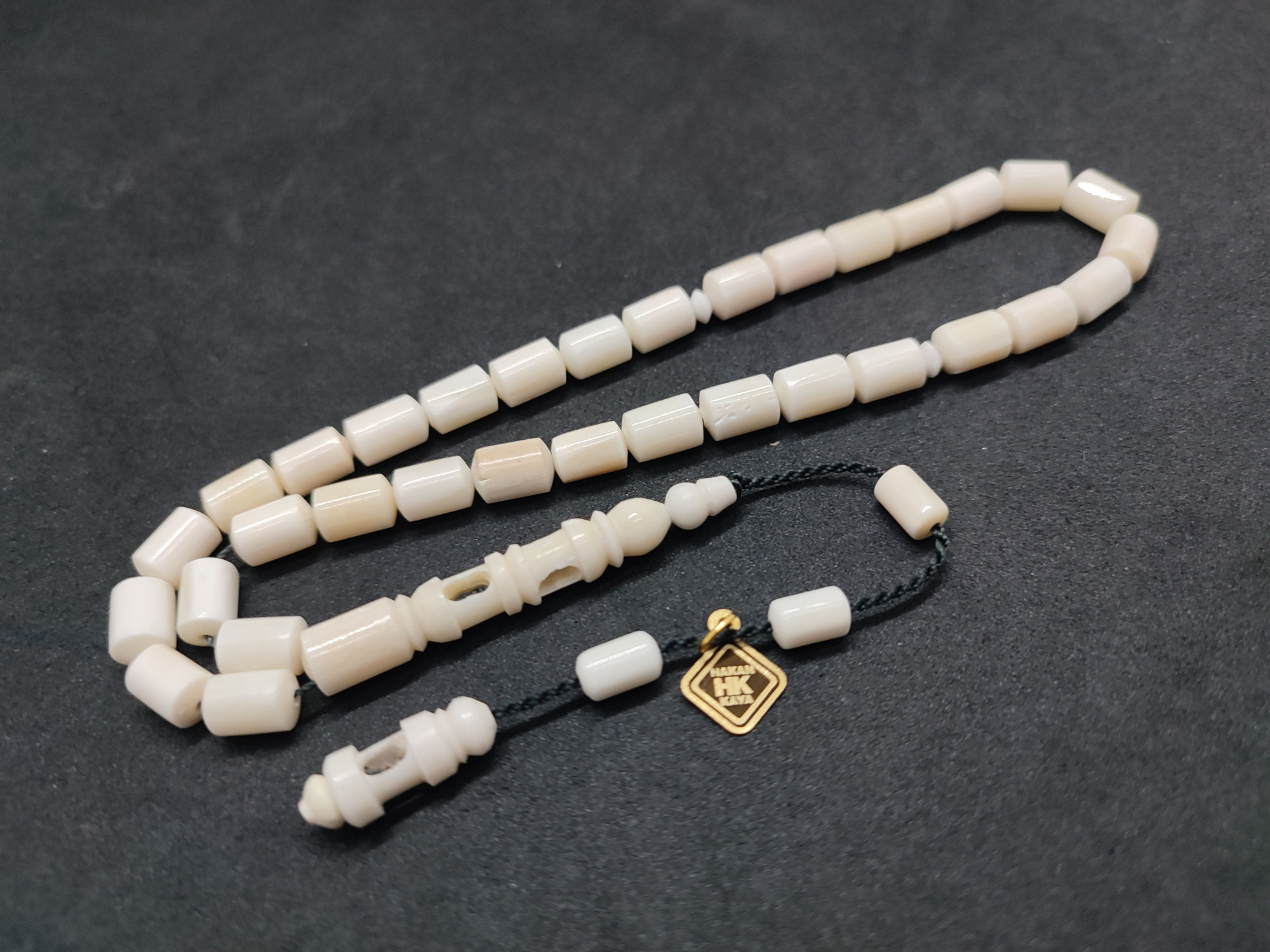 Hakan Kaya Usta Eseri Kuka Kombinli El Boy Deve Kemiği Sertifikalı 9564 küçük resim 2