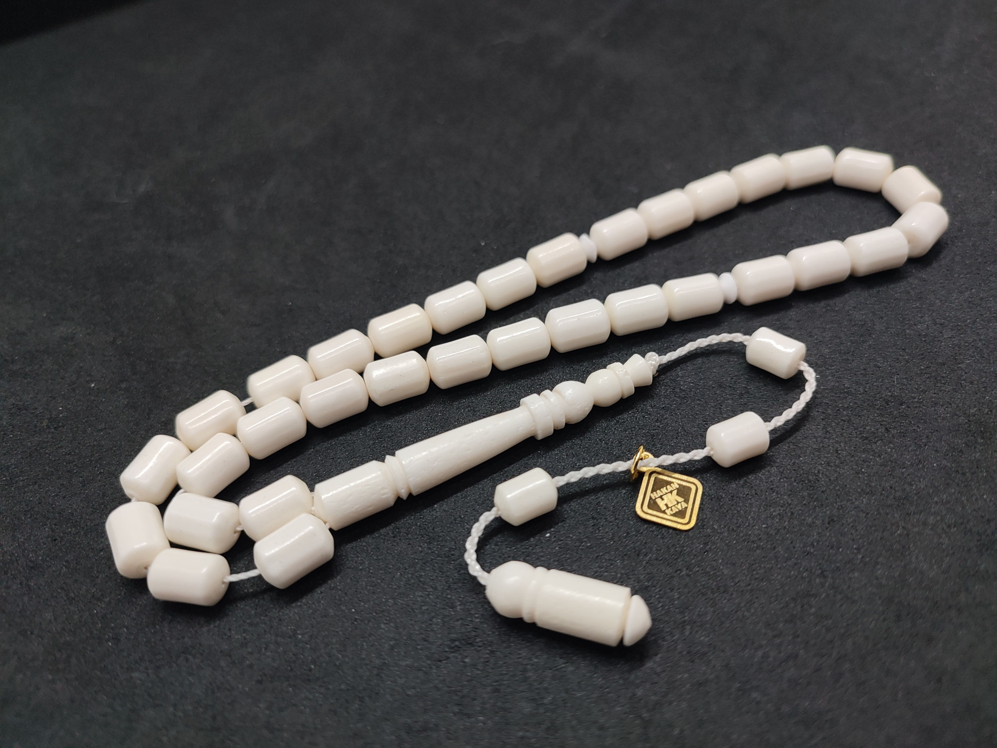 Hakan Kaya Usta Eseri Çift Zımpara Çift Cilalı El Boy Deve Kemiği Sertifikalı 9565 küçük resim 2