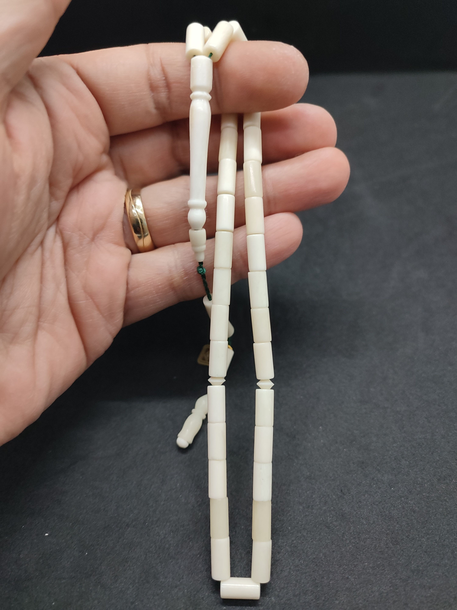 Hakan Kaya Usta Eseri Çift Zımpara Çift Cilalı El Boy Deve Kemiği Sertifikalı 9567