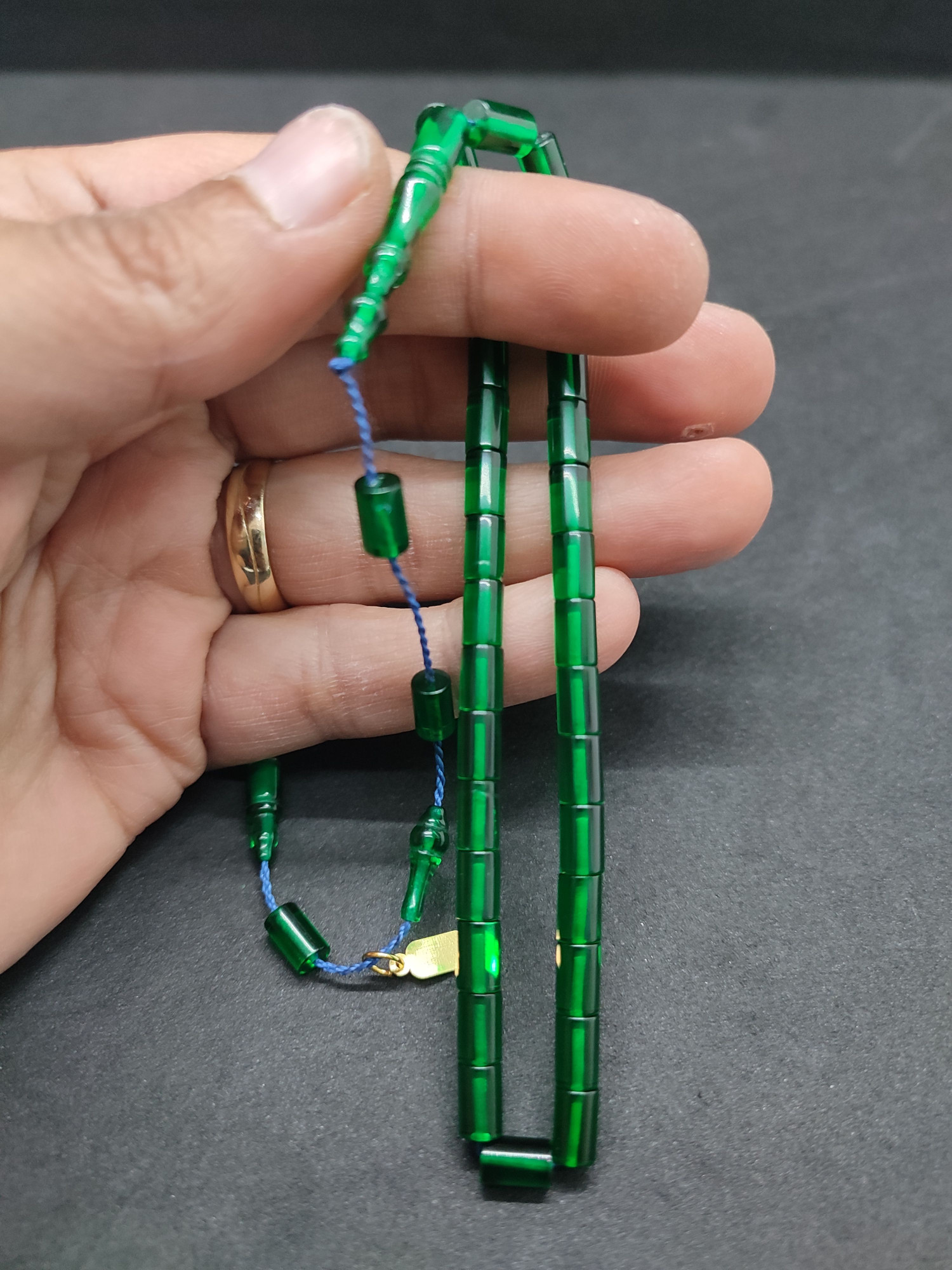 Serdal Akdeniz Usta Eseri Bilek Boy (Küçük Boy) Ok Gibi Bir Ateş-i Kehribar Sertifikalı 9569 küçük resim 5