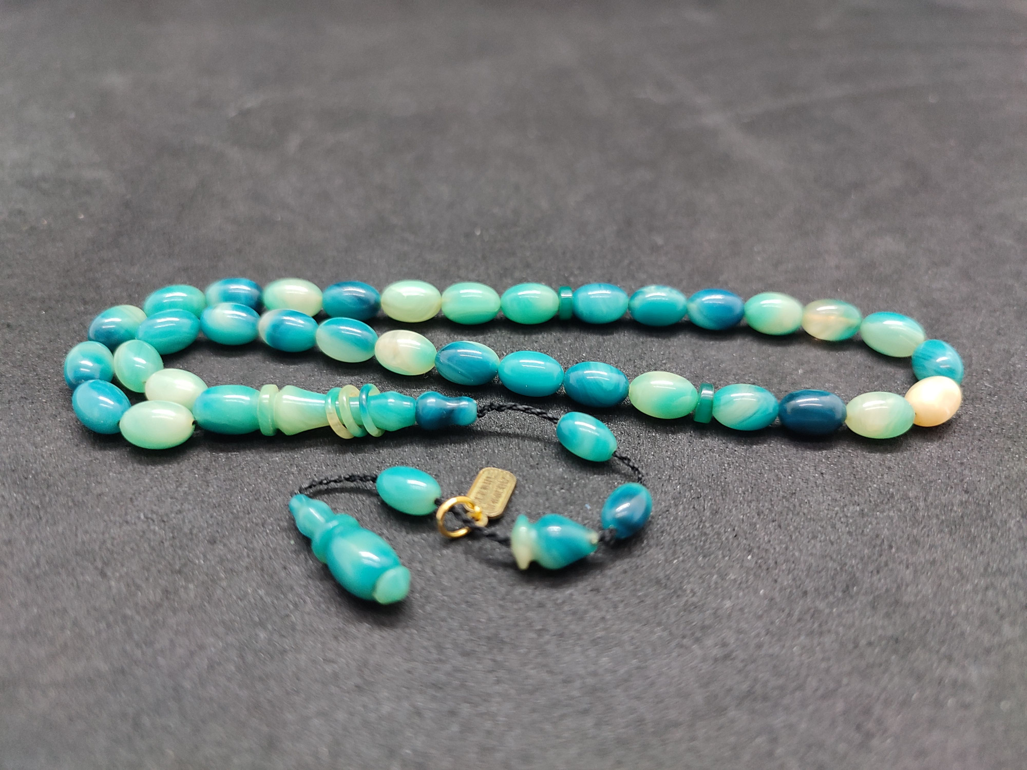 Serdal Akdeniz Usta Eseri İmame Halkalı El Boy Objeden Katalin Sertifikalı 9574 küçük resim 2