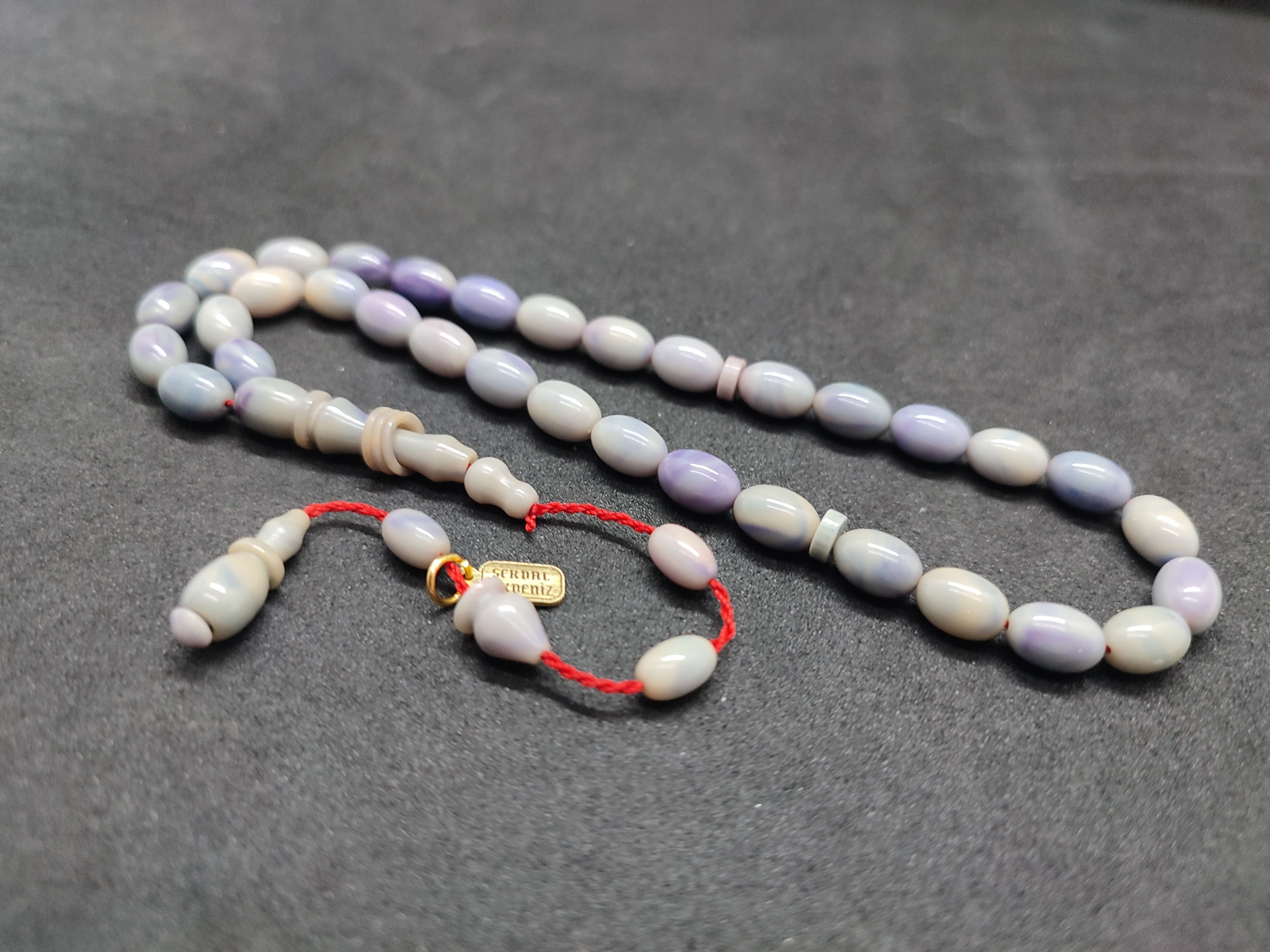 Serdal Akdeniz Usta Eseri İmame Halkalı El Boy Objeden Katalin Sertifikalı 9575 küçük resim 4