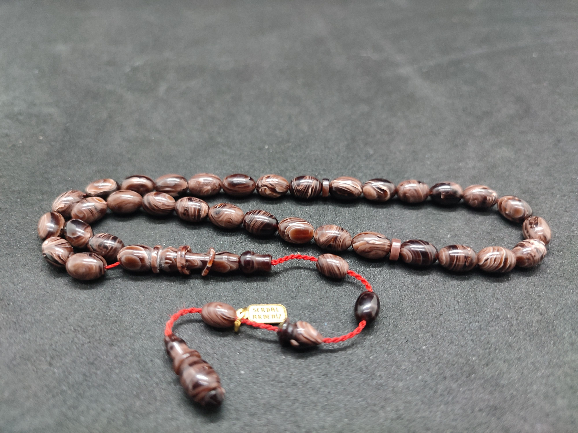 Serdal Akdeniz Usta Eseri İmame Halkalı El Boy Objeden Katalin Sertifikalı 9576