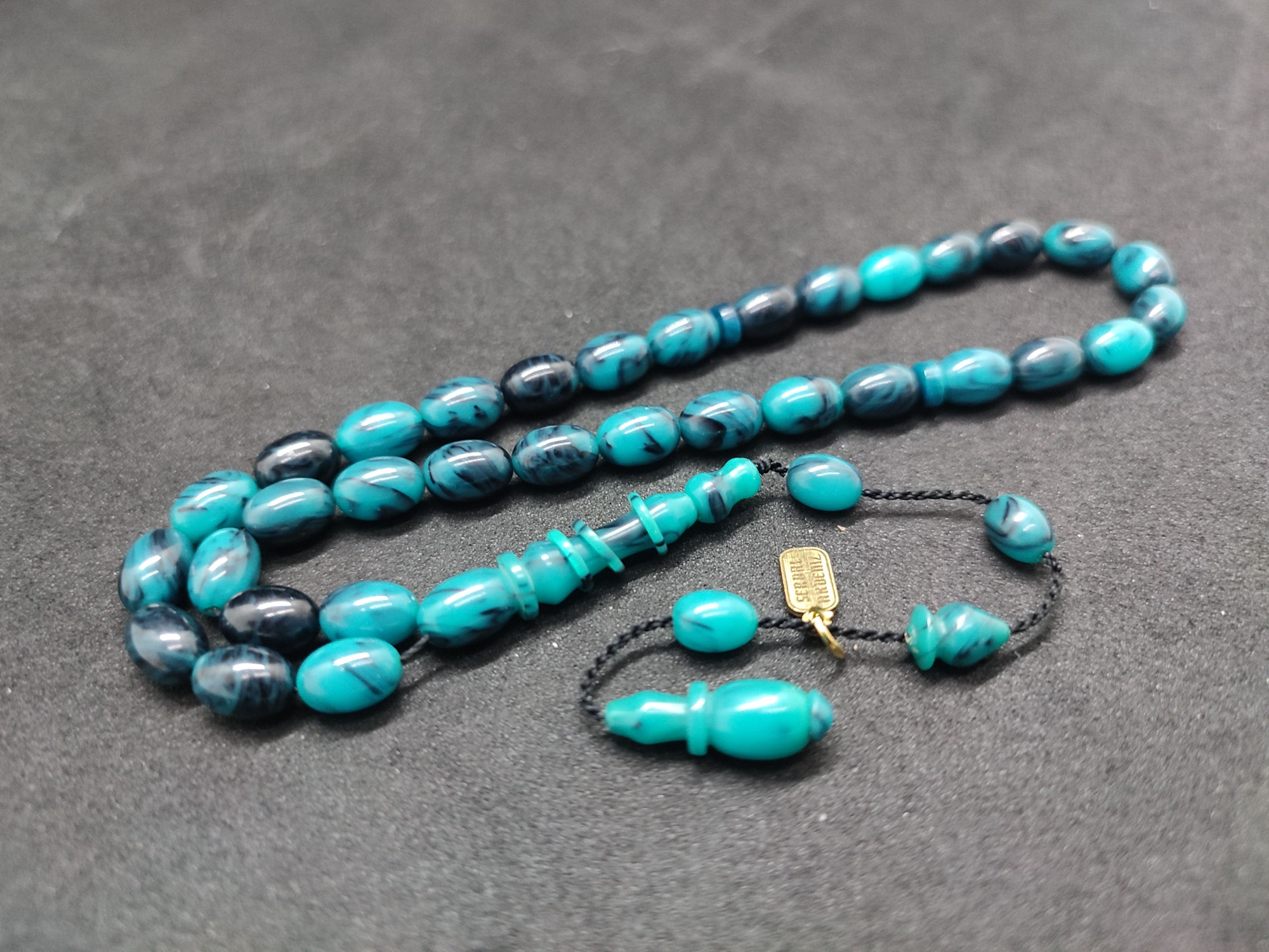 Serdal Akdeniz Usta Eseri İmame Halkalı El Boy Objeden Katalin Sertifikalı 9578