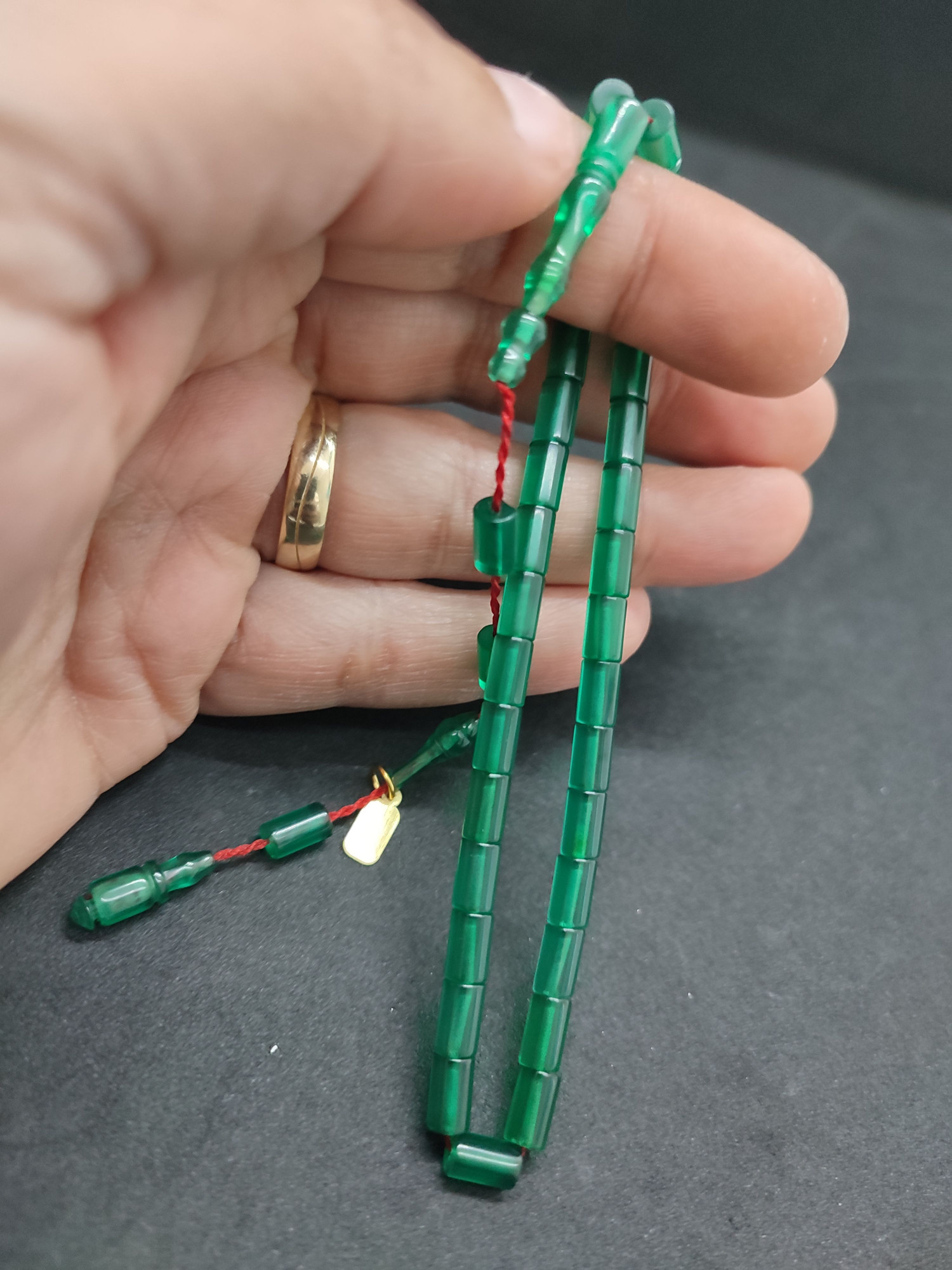 Serdal Akdeniz Usta Eseri Bilek Boy (Küçük Boy) Ok Gibi Bir Ateş-i Kehribar Sertifikalı 9582 küçük resim 3