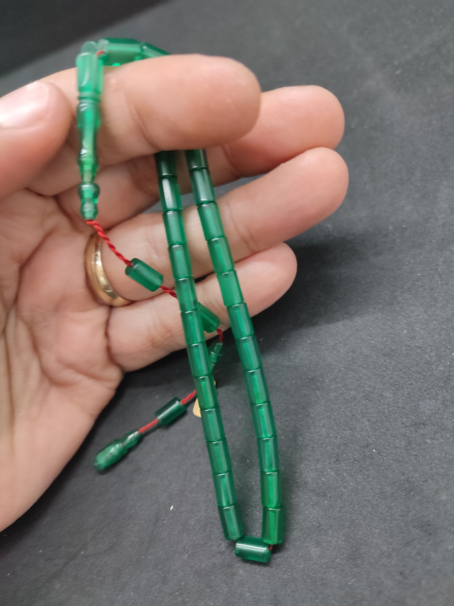 Serdal Akdeniz Usta Eseri Bilek Boy (Küçük Boy) Ok Gibi Bir Ateş-i Kehribar Sertifikalı 9582 küçük resim 4