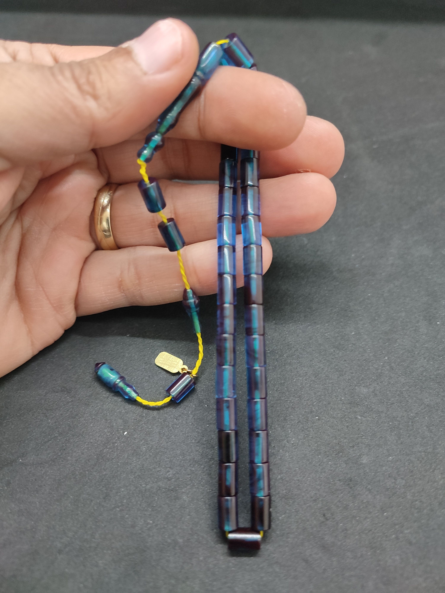 Serdal Akdeniz Usta Eseri Bilek Boy (Küçük Boy) Ok Gibi Bir Ateş-i Kehribar Sertifikalı 9584 küçük resim 5