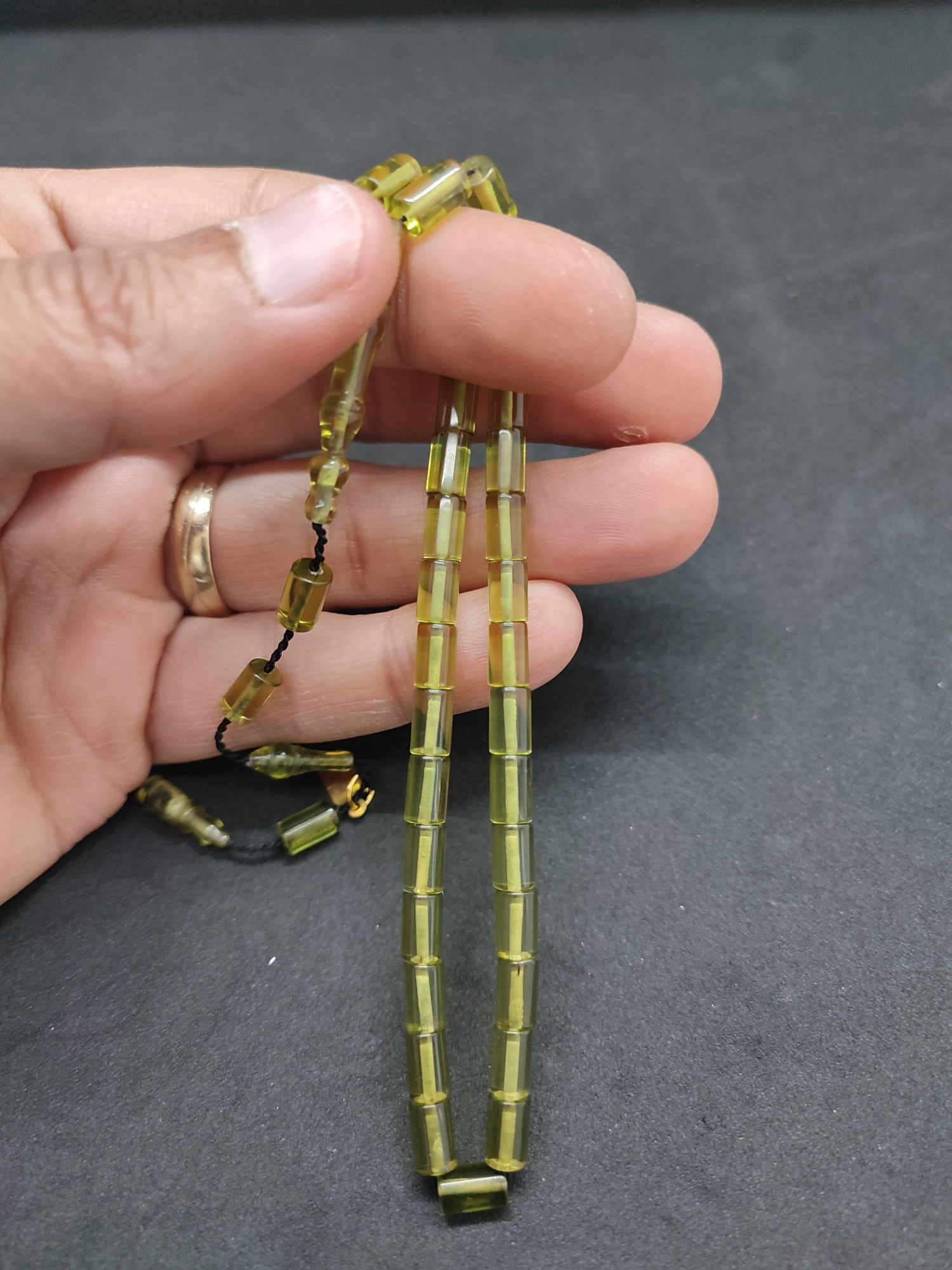 Serdal Akdeniz Usta Eseri Bilek Boy (Küçük Boy) Ok Gibi Bir Ateş-i Kehribar Sertifikalı 9585