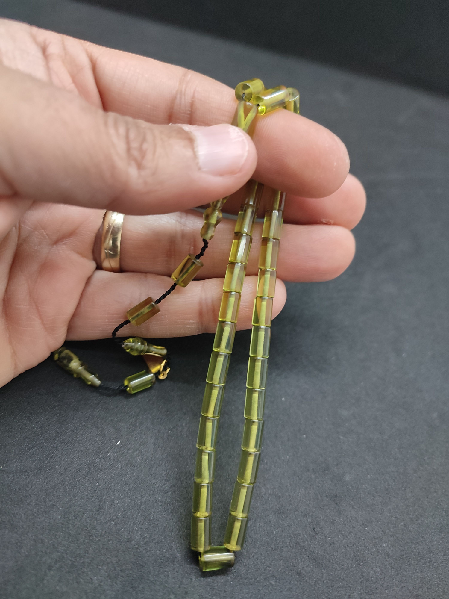 Serdal Akdeniz Usta Eseri Bilek Boy (Küçük Boy) Ok Gibi Bir Ateş-i Kehribar Sertifikalı 9585 küçük resim 2