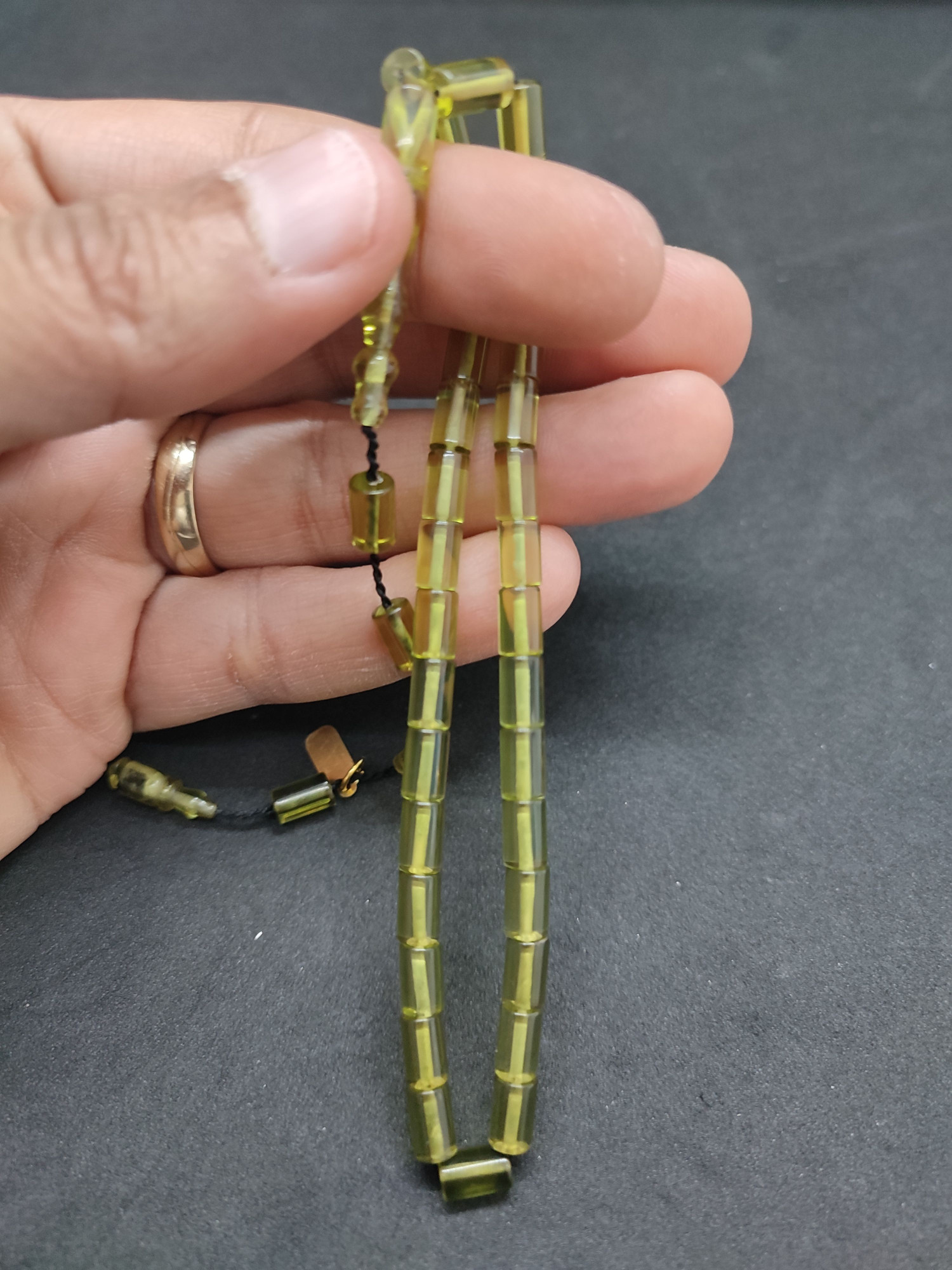 Serdal Akdeniz Usta Eseri Bilek Boy (Küçük Boy) Ok Gibi Bir Ateş-i Kehribar Sertifikalı 9585 küçük resim 5