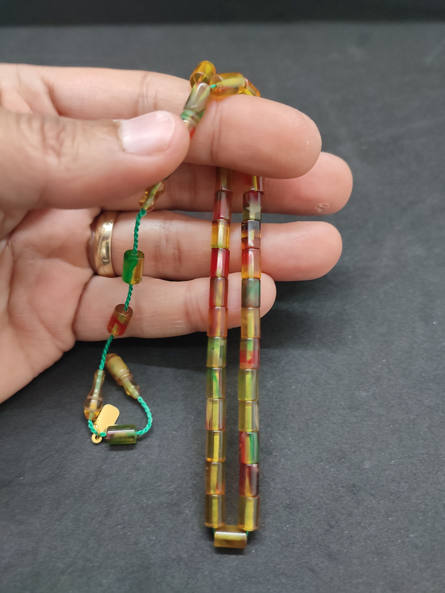 Serdal Akdeniz Usta Eseri Bilek Boy (Küçük Boy) Ok Gibi Bir Ateş-i Kehribar Sertifikalı 9588