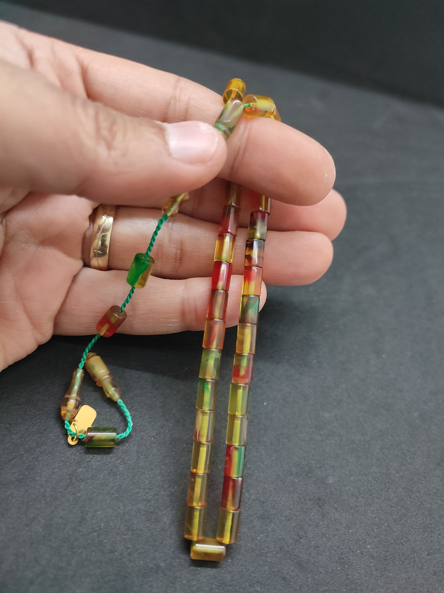 Serdal Akdeniz Usta Eseri Bilek Boy (Küçük Boy) Ok Gibi Bir Ateş-i Kehribar Sertifikalı 9588 küçük resim 2