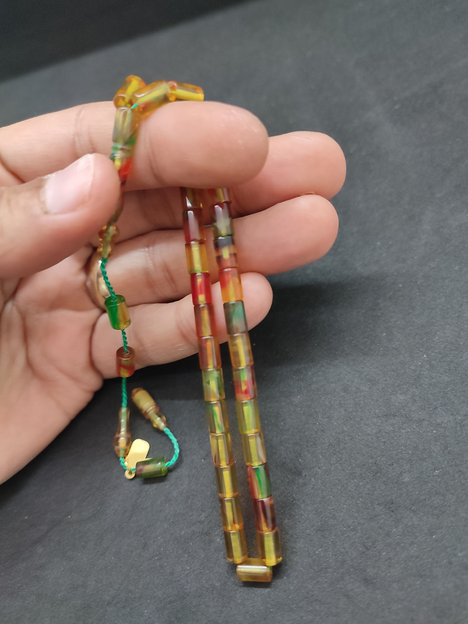 Serdal Akdeniz Usta Eseri Bilek Boy (Küçük Boy) Ok Gibi Bir Ateş-i Kehribar Sertifikalı 9588 küçük resim 3