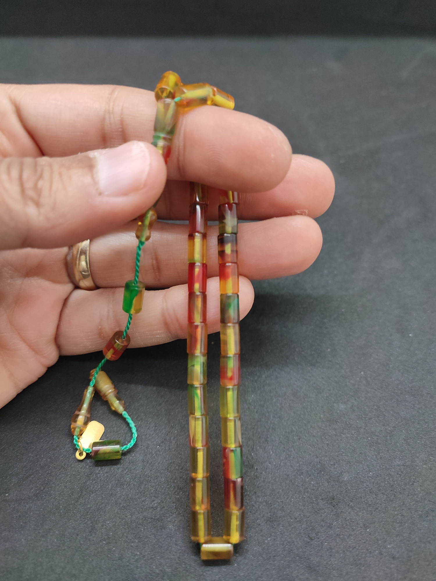 Serdal Akdeniz Usta Eseri Bilek Boy (Küçük Boy) Ok Gibi Bir Ateş-i Kehribar Sertifikalı 9588 küçük resim 5