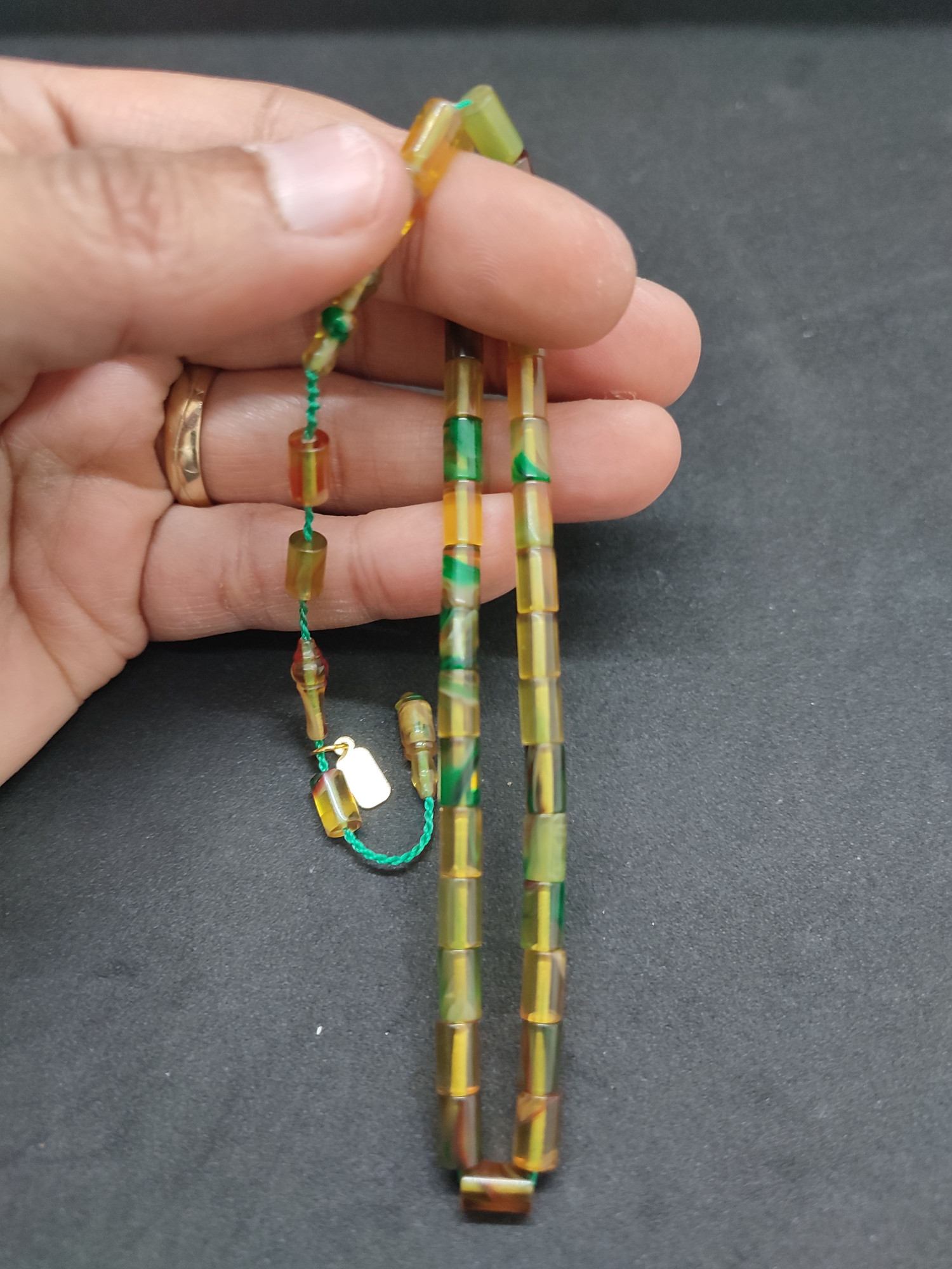 Serdal Akdeniz Usta Eseri Bilek Boy (Küçük Boy) Ok Gibi Bir Ateş-i Kehribar Sertifikalı 9590