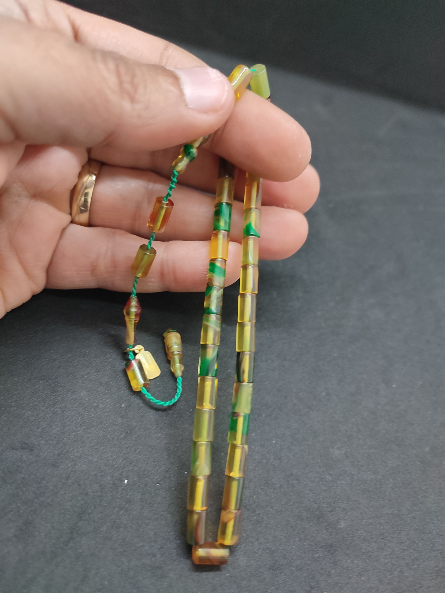 Serdal Akdeniz Usta Eseri Bilek Boy (Küçük Boy) Ok Gibi Bir Ateş-i Kehribar Sertifikalı 9590 küçük resim 2