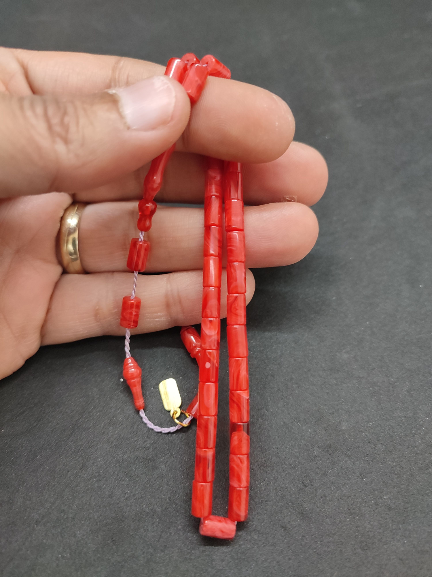 Serdal Akdeniz Usta Eseri Bilek Boy (Küçük Boy) Ok Gibi Bir Sıkma Kehribar Sertifikalı 9592 küçük resim 2