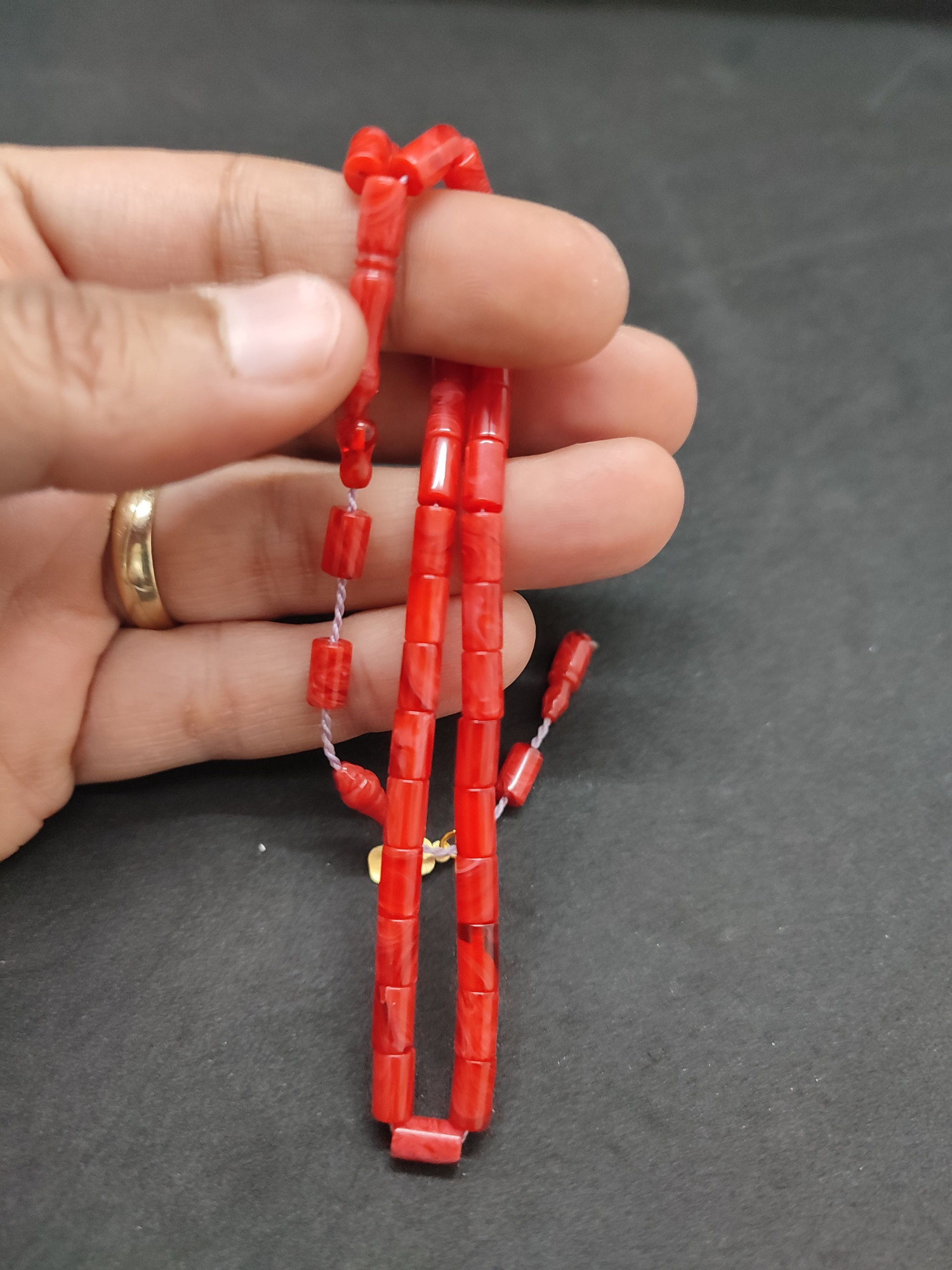 Serdal Akdeniz Usta Eseri Bilek Boy (Küçük Boy) Ok Gibi Bir Sıkma Kehribar Sertifikalı 9592 küçük resim 3