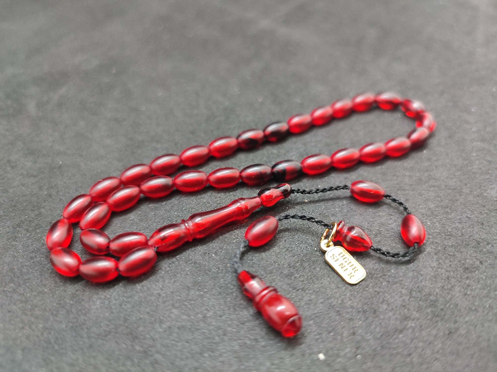 Uğur Şener Usta Eseri Bilek Boy (Küçük Boy) Ateş-i Kehribar Sertifikalı 9595