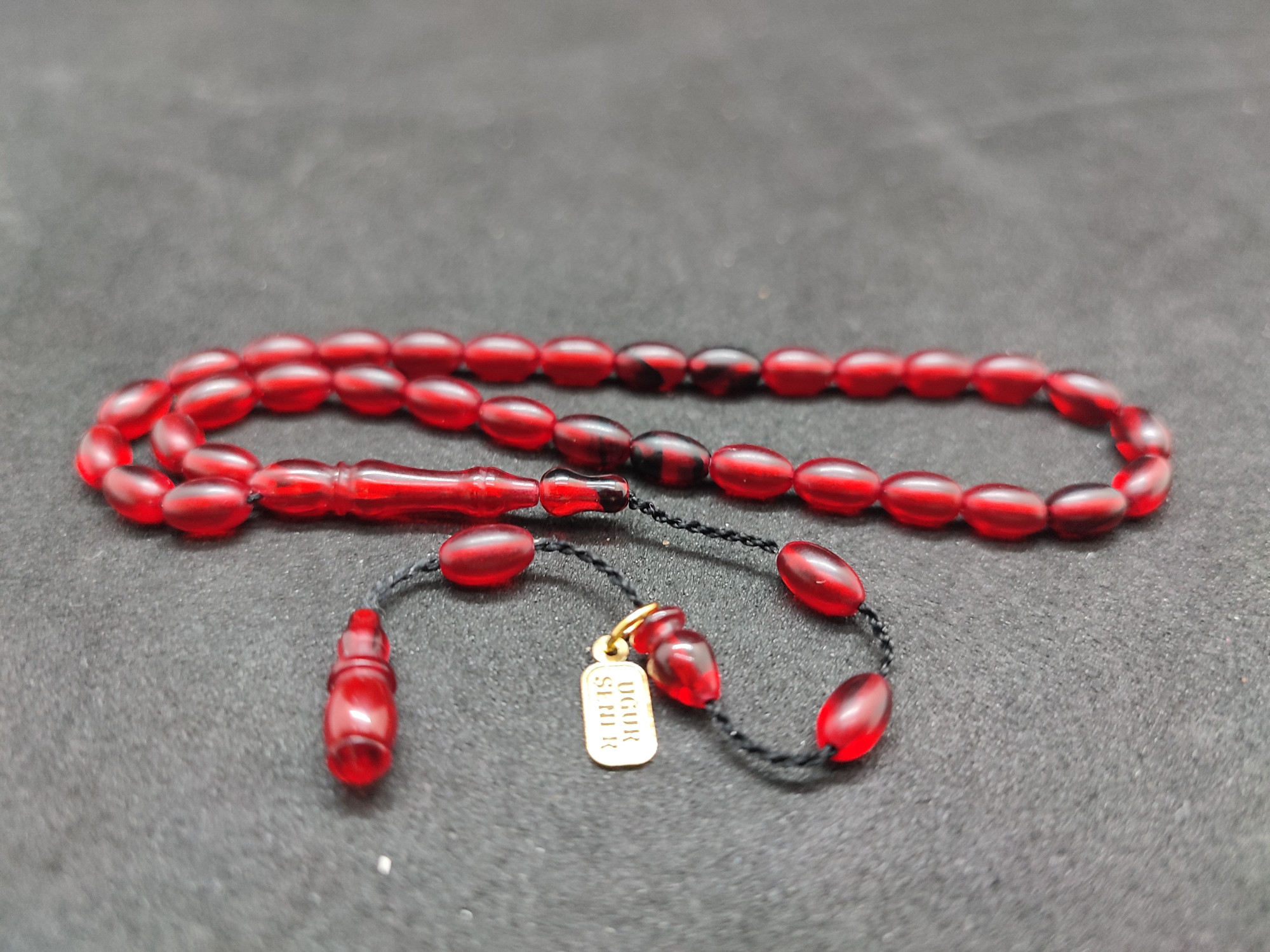 Uğur Şener Usta Eseri Bilek Boy (Küçük Boy) Ateş-i Kehribar Sertifikalı 9595 küçük resim 2